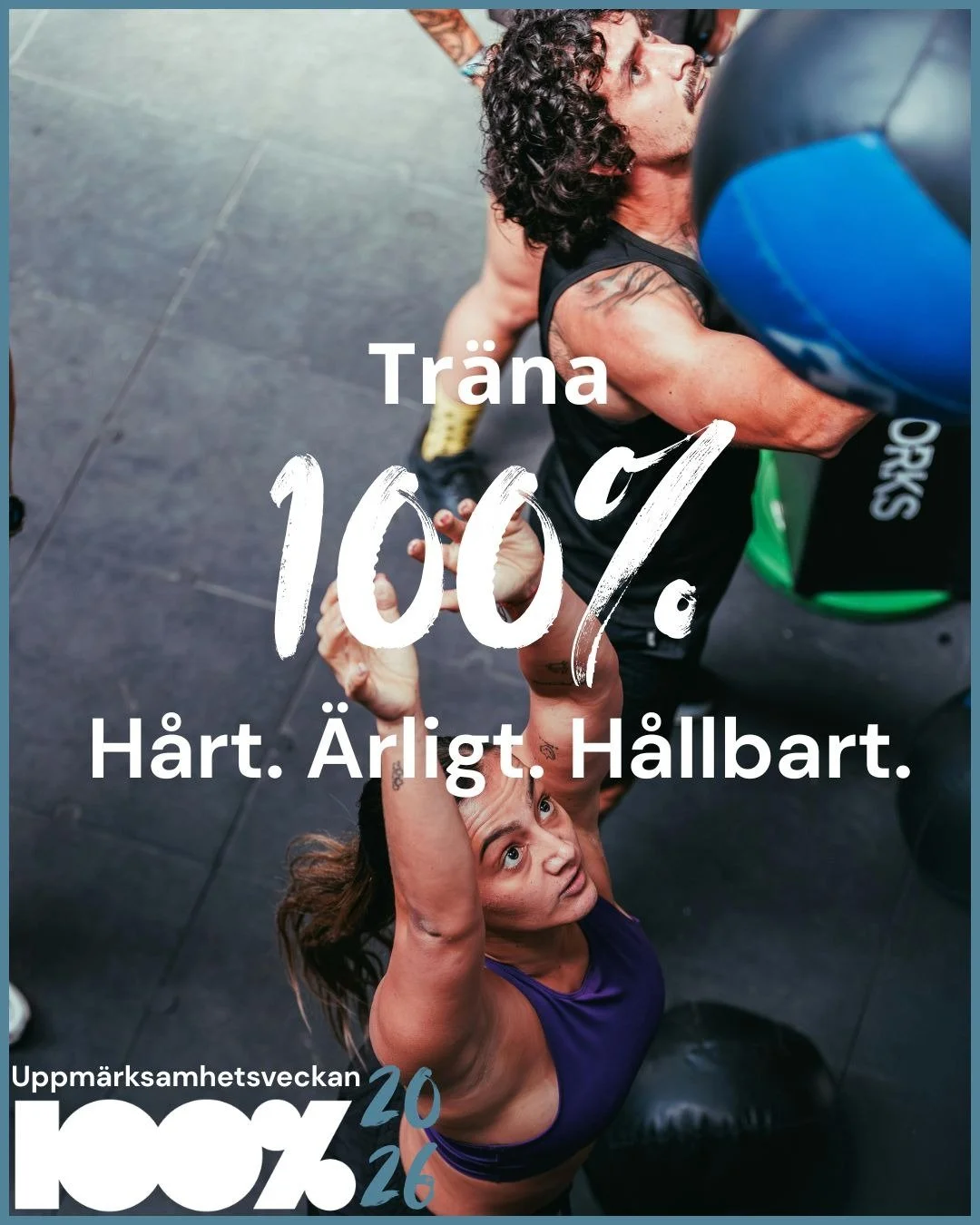 💯 UPPM&Auml;RKSAMHETSVECKAN 2026 &Auml;R IG&Aring;NG 💯
 
Tr&auml;na 100% H&aring;rt. &Auml;rligt. H&aring;llbart.
Tr&auml;ning ska bygga upp &ndash; inte bryta ner.
 
Att tr&auml;na h&aring;rt handlar om anstr&auml;ngning, utveckling och uth&aring;
