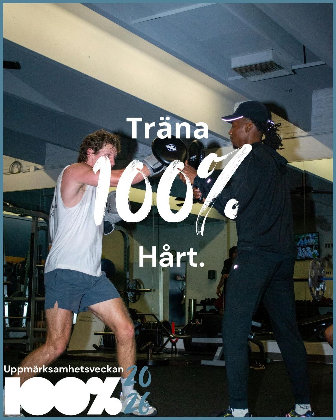 Uppm&auml;rksamhetsveckan 2026 💯 TR&Auml;NA H&Aring;RT.
 
Att tr&auml;na h&aring;rt handlar inte om att vara b&auml;st. Det handlar om att v&aring;ga utmana sig sj&auml;lv, forts&auml;tta n&auml;r det k&auml;nns tungt och g&ouml;ra jobbet som kr&aum