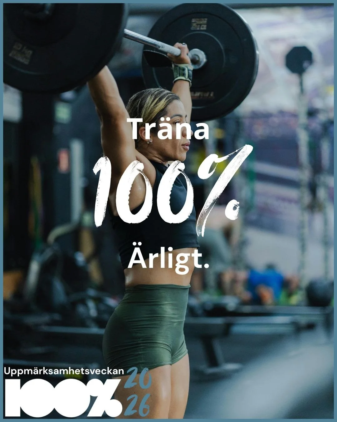 Uppm&auml;rksamhetsveckan 2026 💯 TR&Auml;NA &Auml;RLIGT.
 
Att tr&auml;na &auml;rligt handlar om att g&ouml;ra schysta val, st&aring; f&ouml;r den man &auml;r och v&aring;ga g&aring; sin egen v&auml;g. Det handlar om att tro p&aring; sin egen resa o