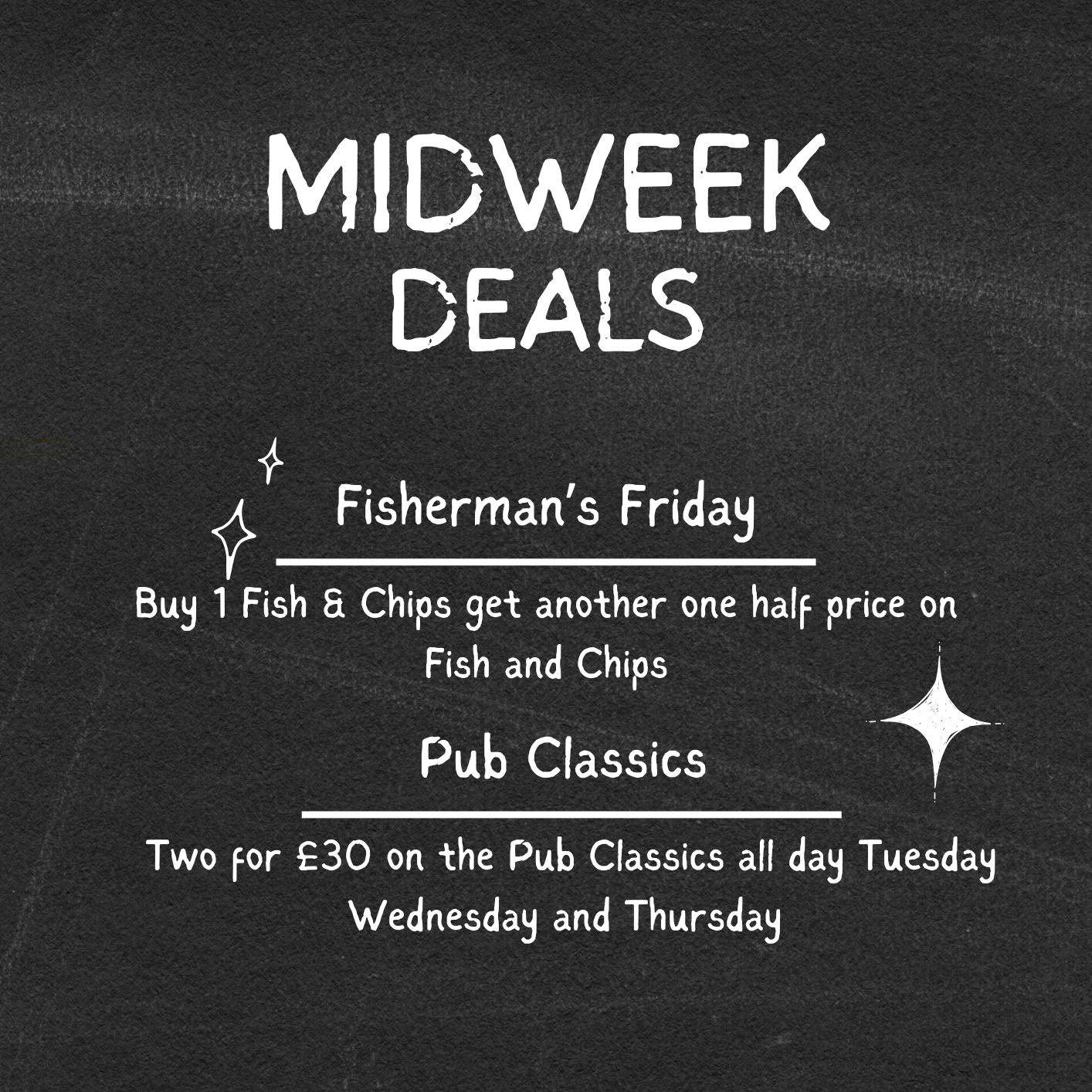 Midweek Deals are back!