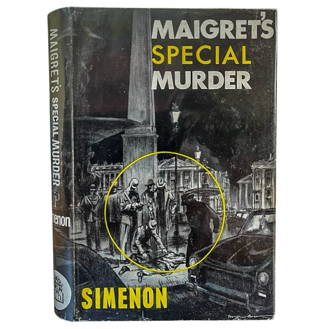 Later, but uncommon Simenon here. Cool jacket