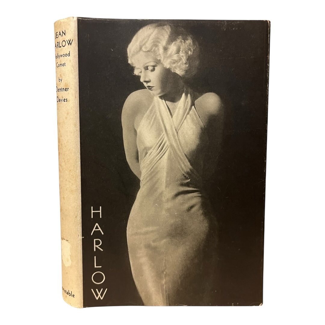 Jean Harlow, the person Marilyn Monroe wishes she was. One of the first &lsquo;bad girls&rsquo; of Hollywood primarily taking those roles. Nice 1934 copy of her biography. Published just 3 months after death, I bought it cause I thought the jacket wa