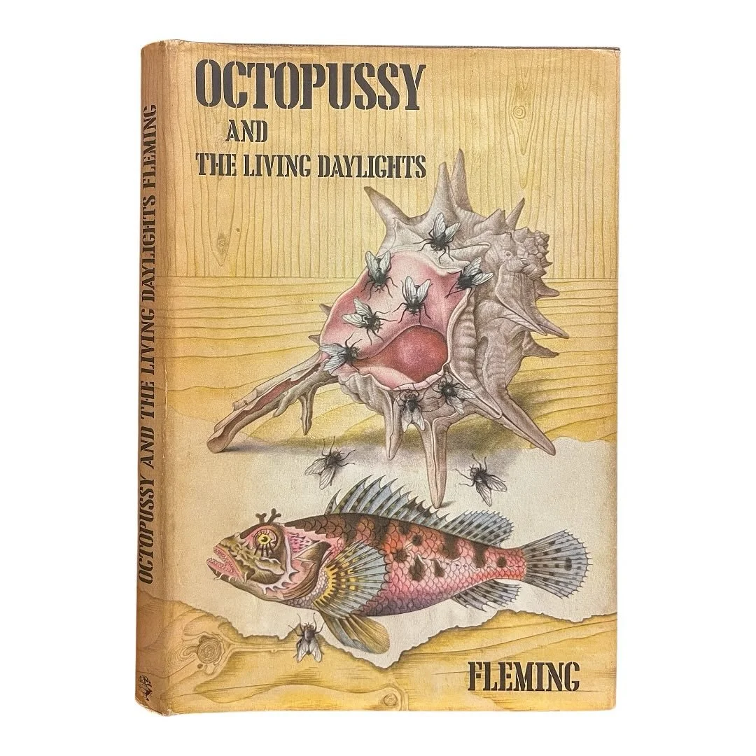 Octopussy first edition, nice book, seems to be getting harder to find these days. Unclipped dust jacket, I dunno man it&rsquo;s a Fleming they&rsquo;re good

#books #rarebooks #jamesbond #007 #firsteditions #books