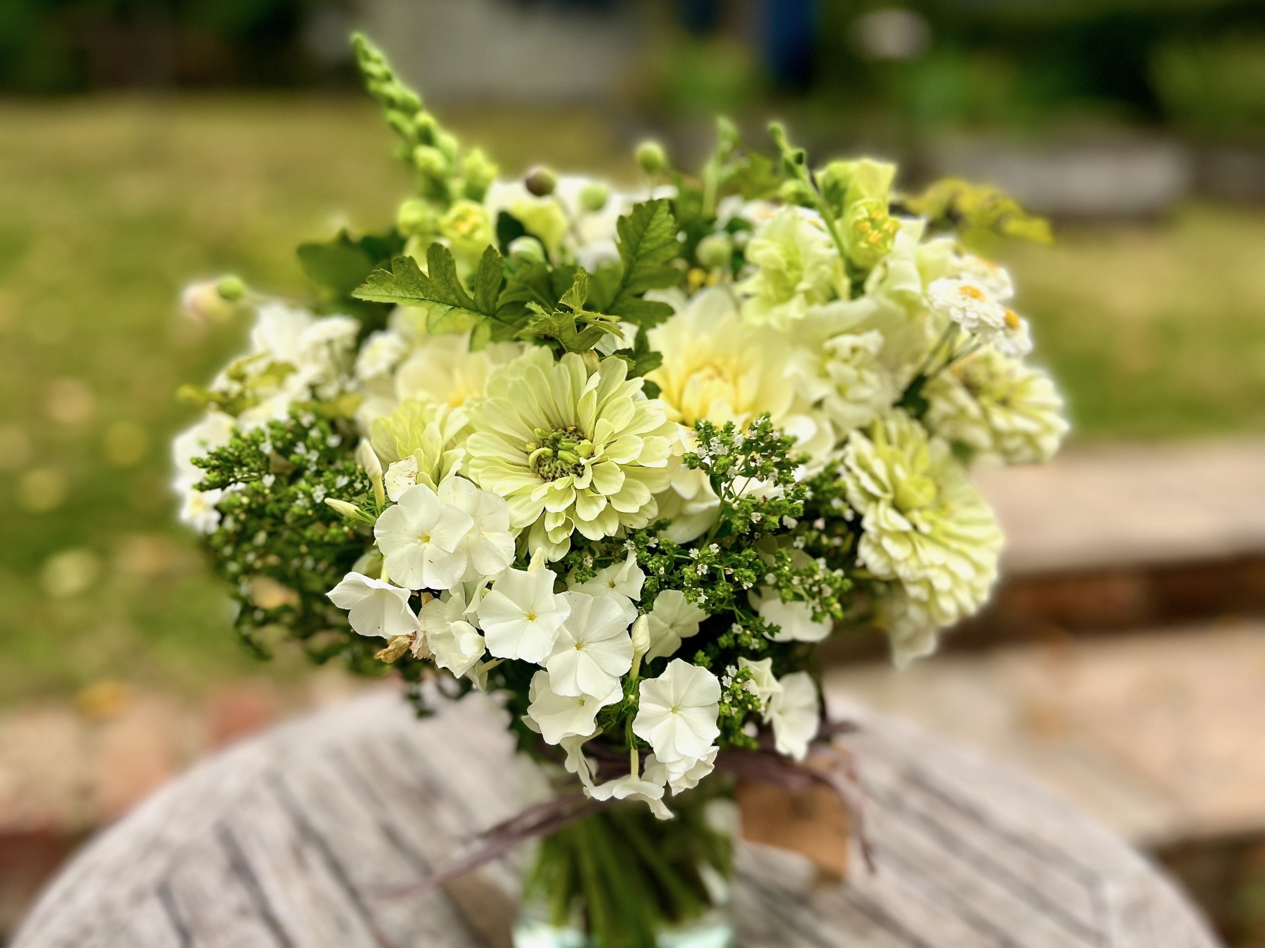 Jam jar flowers