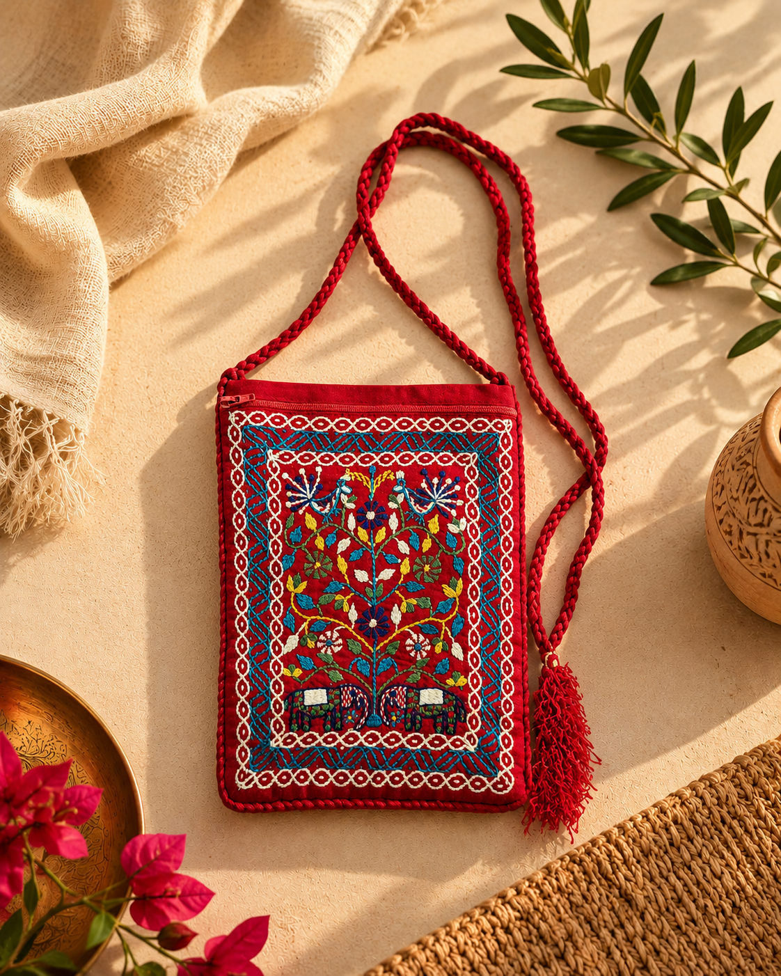 Kantha Shoulder Bag Cotton
