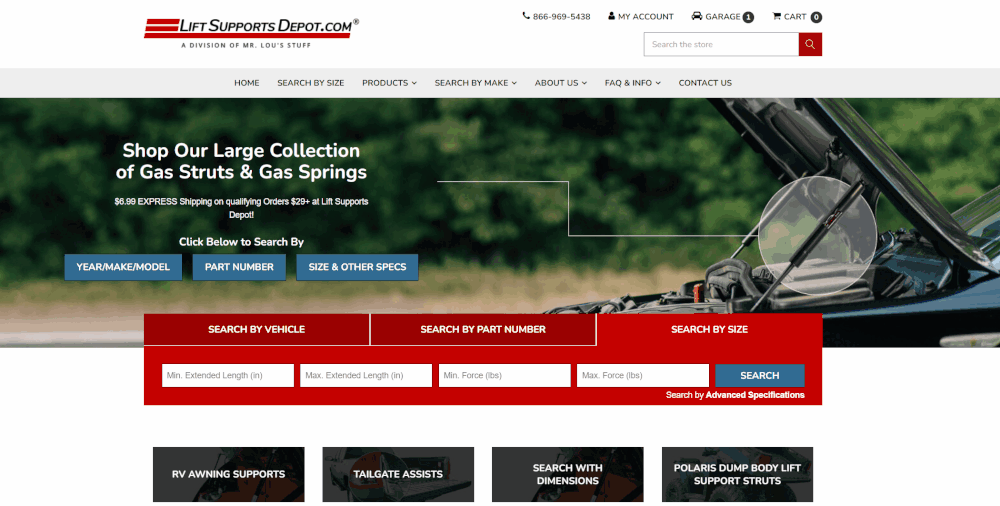 Lift Support Depot Case Convermax lift-support-depot-case-convermax