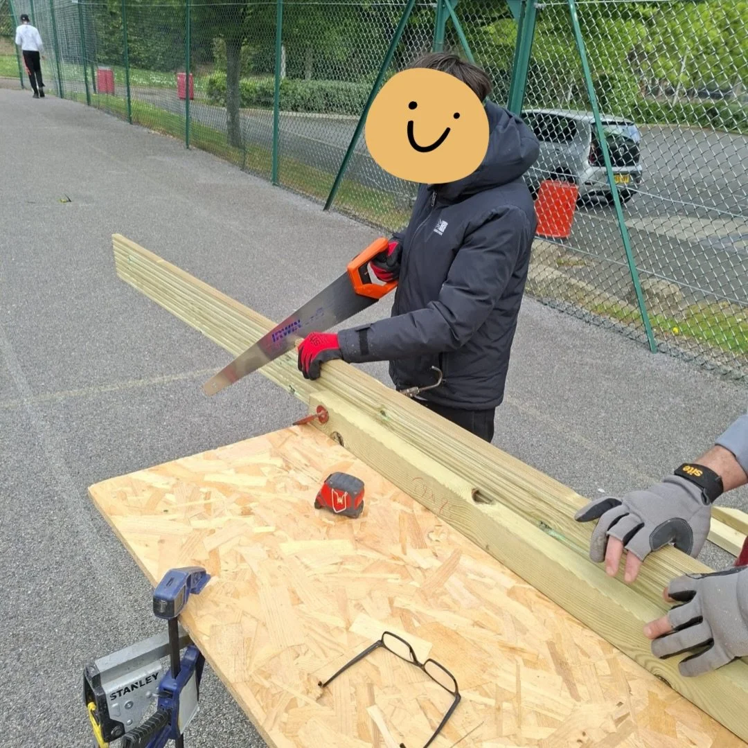From blueprint to bench 🔨

Students took on carpentry this week, building their own bench and smashing it 👏

Our 10-day Evolve programme gets Key Stage 3 learners out of the classroom and into real-world experiences, developing practical skills, co