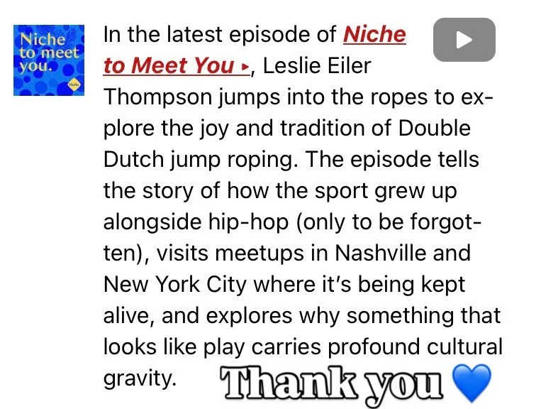 Thanks for including our latest ep in your newsletter, @podnewsnet! 💙