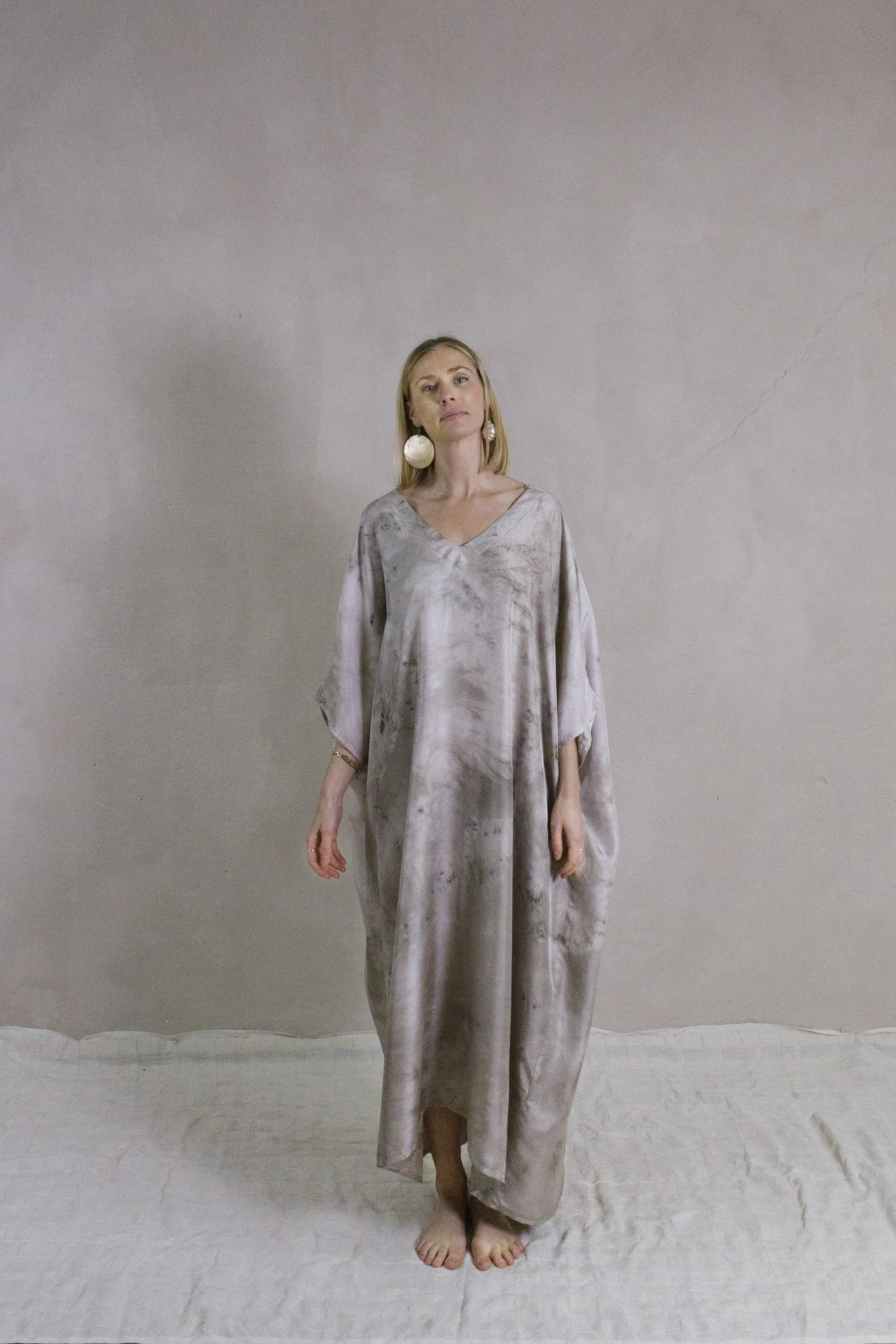 24 Twill Silk Kaftan
