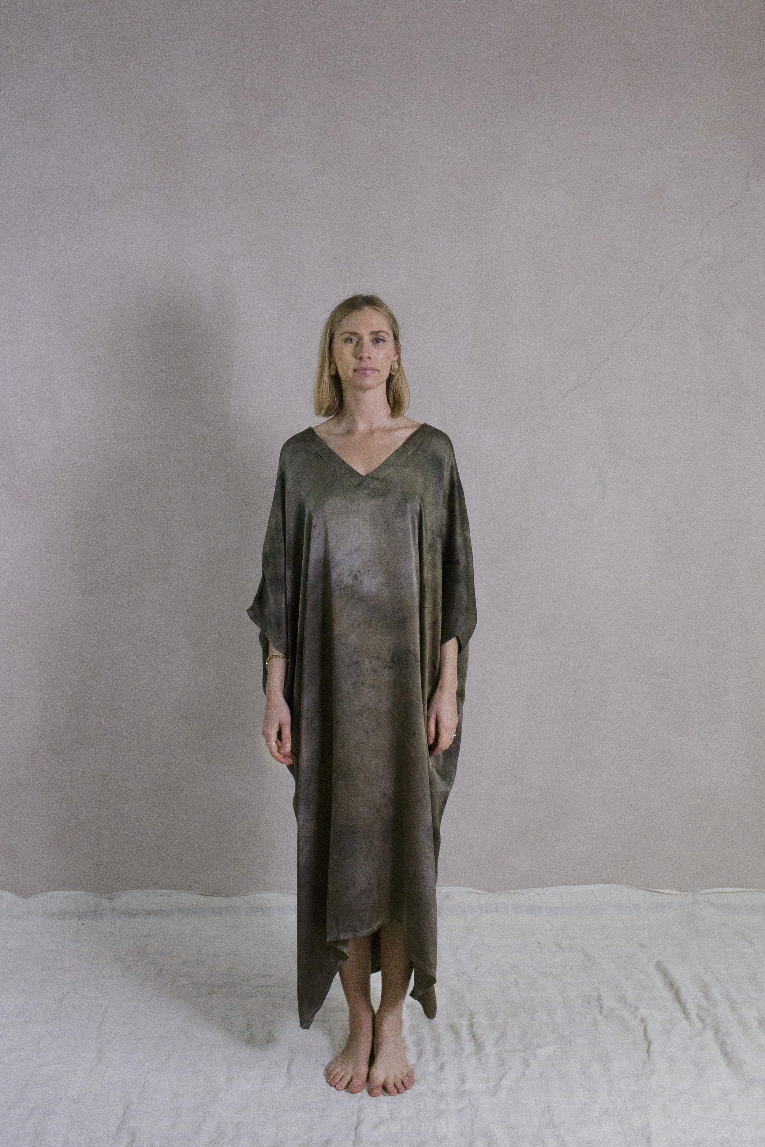 29 Satin Silk Kaftan