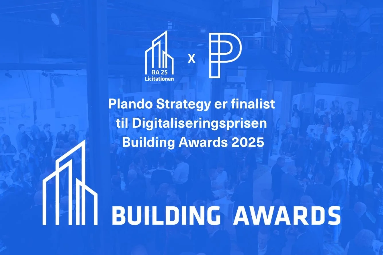 Plando Strategy er blandt finalisterne til digitaliseringsprisen - Building Awards 2025