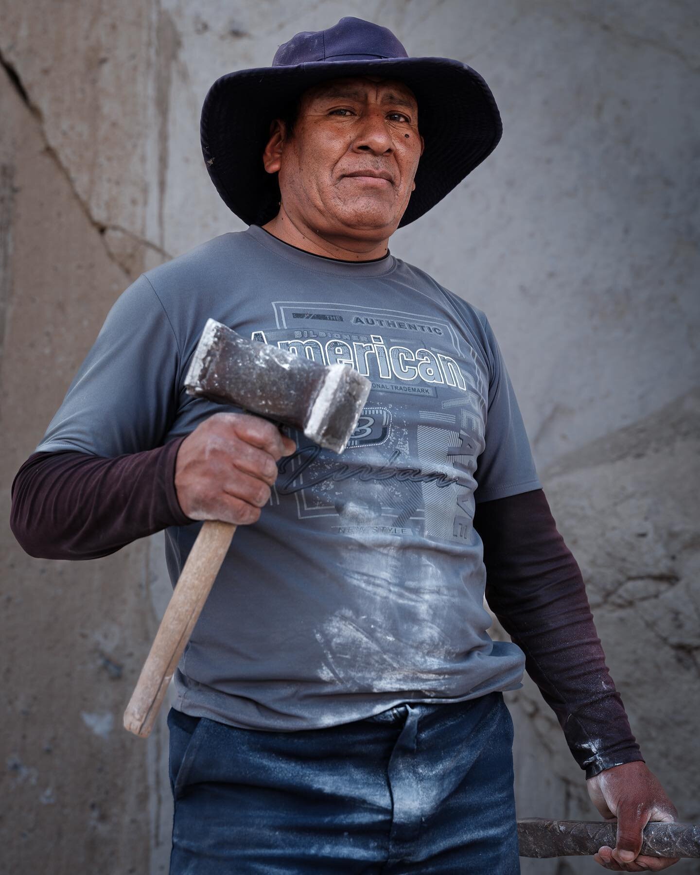 Meet Saturnino, one of the workers from the Sillar Quarries outside Arequipa. 

Known by the locals as &quot;Las Canteras del Sillar,&quot; this natural quarry was formed by the lava created by the explosions of the the Misti and Chachani volcanoes. 