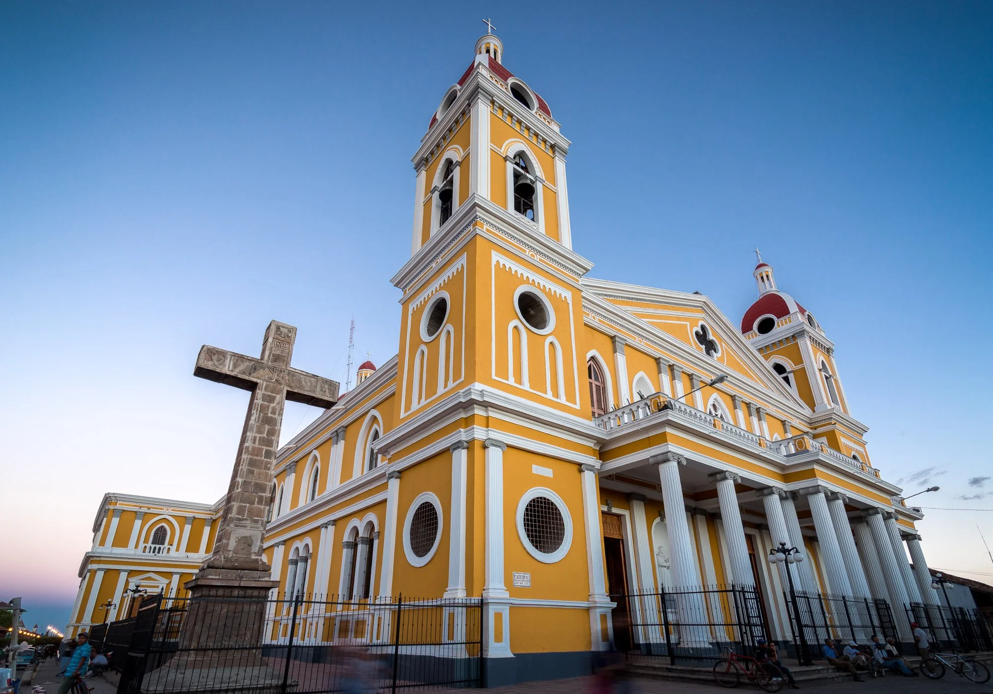 Granada cathedral on a Nicaragua photo tour