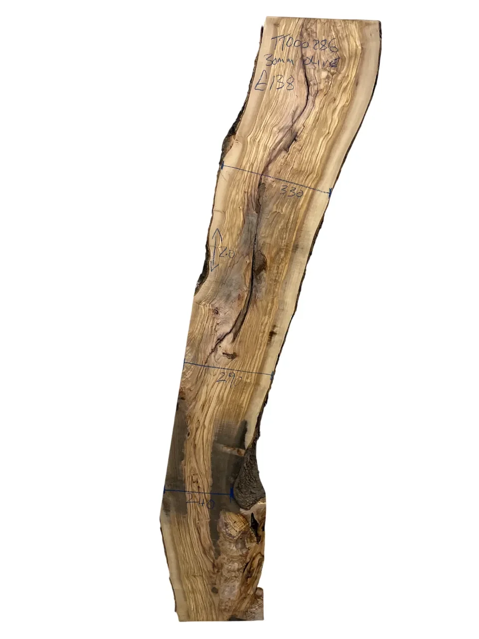 Olive Live Edge Board 30mm