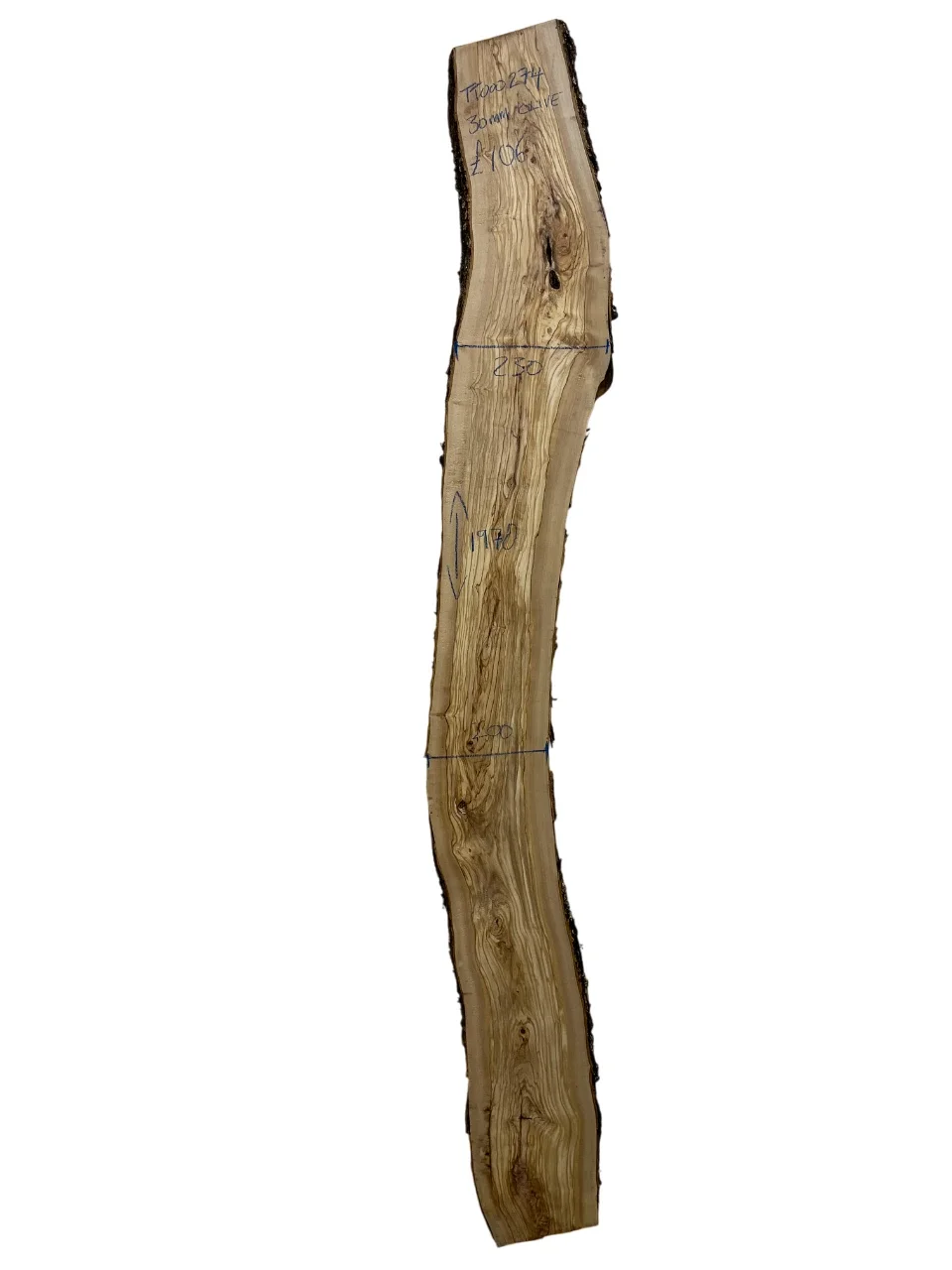 Olive Live Edge Board 30mm