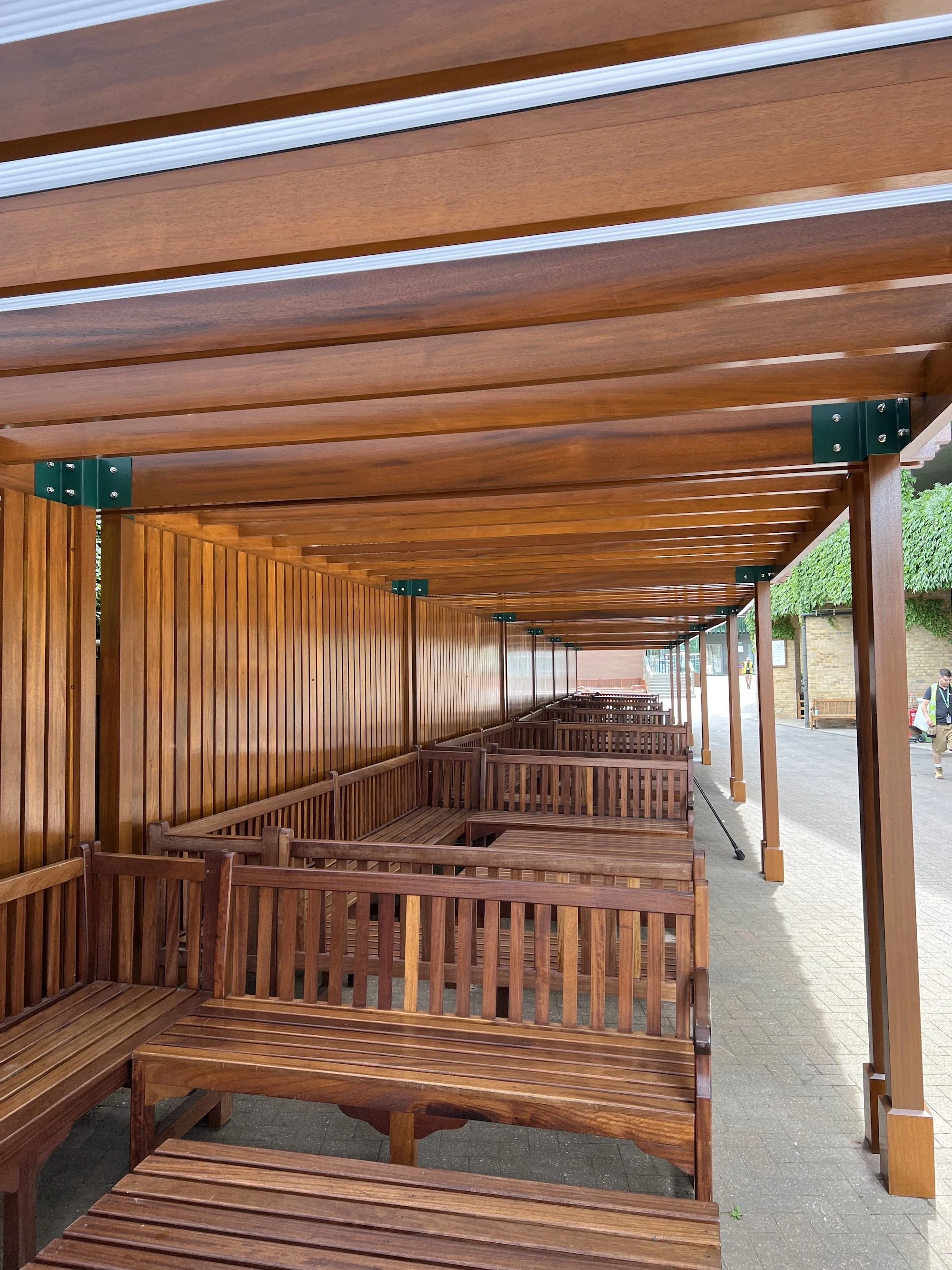 Iroko Wimbledon Pergola