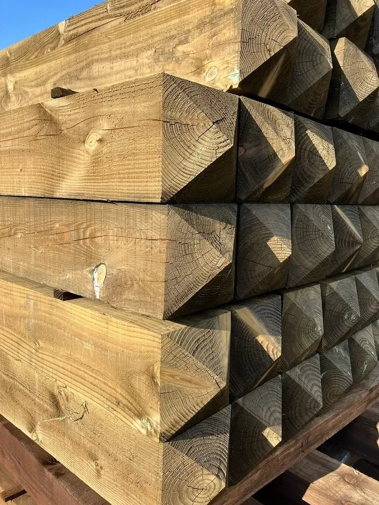 Pressure Treated Softwood Gate Post - 150mm x 150mm 2.1m 4WW