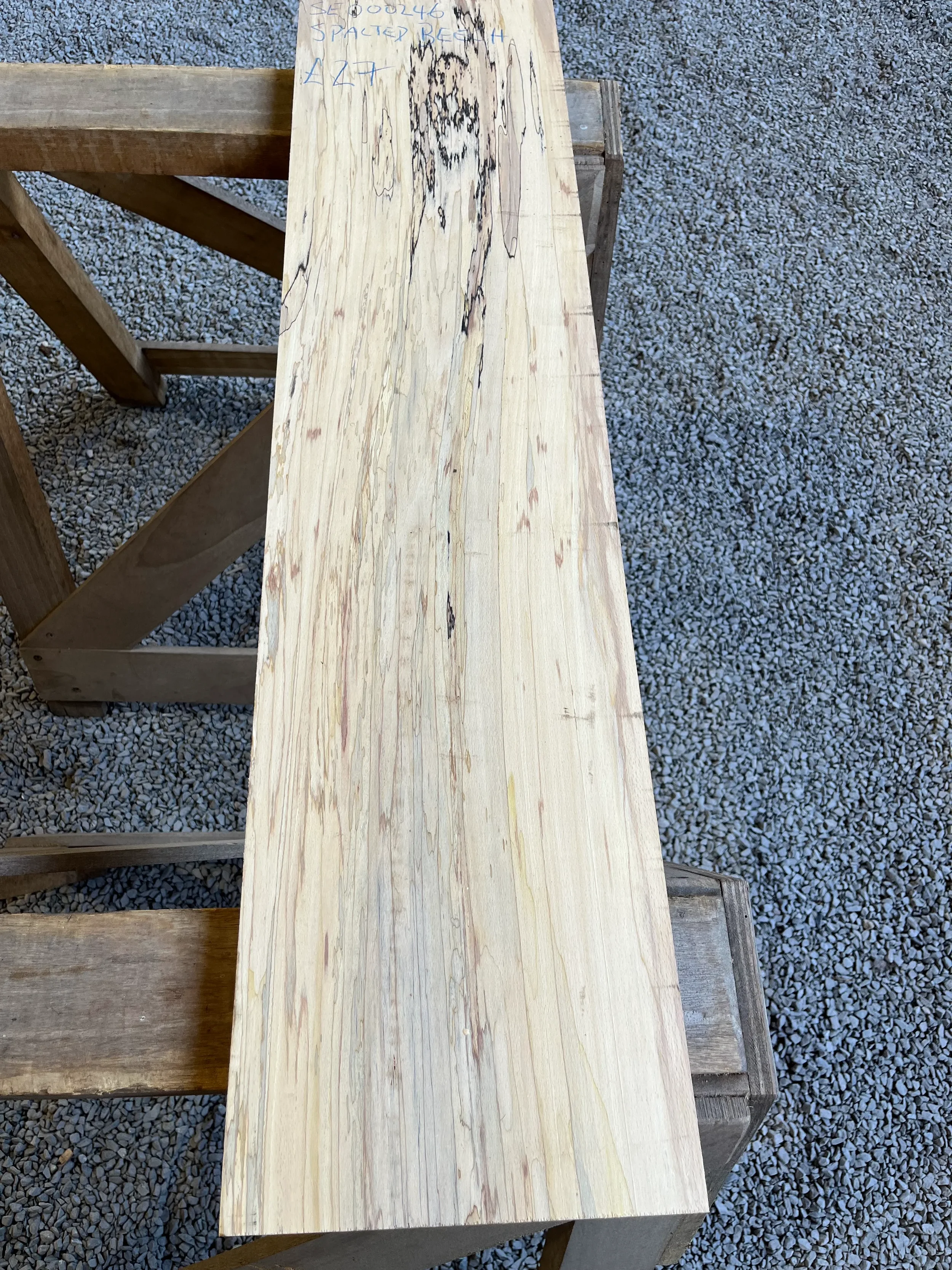 Spalted Beech Board 24x240x1000mm