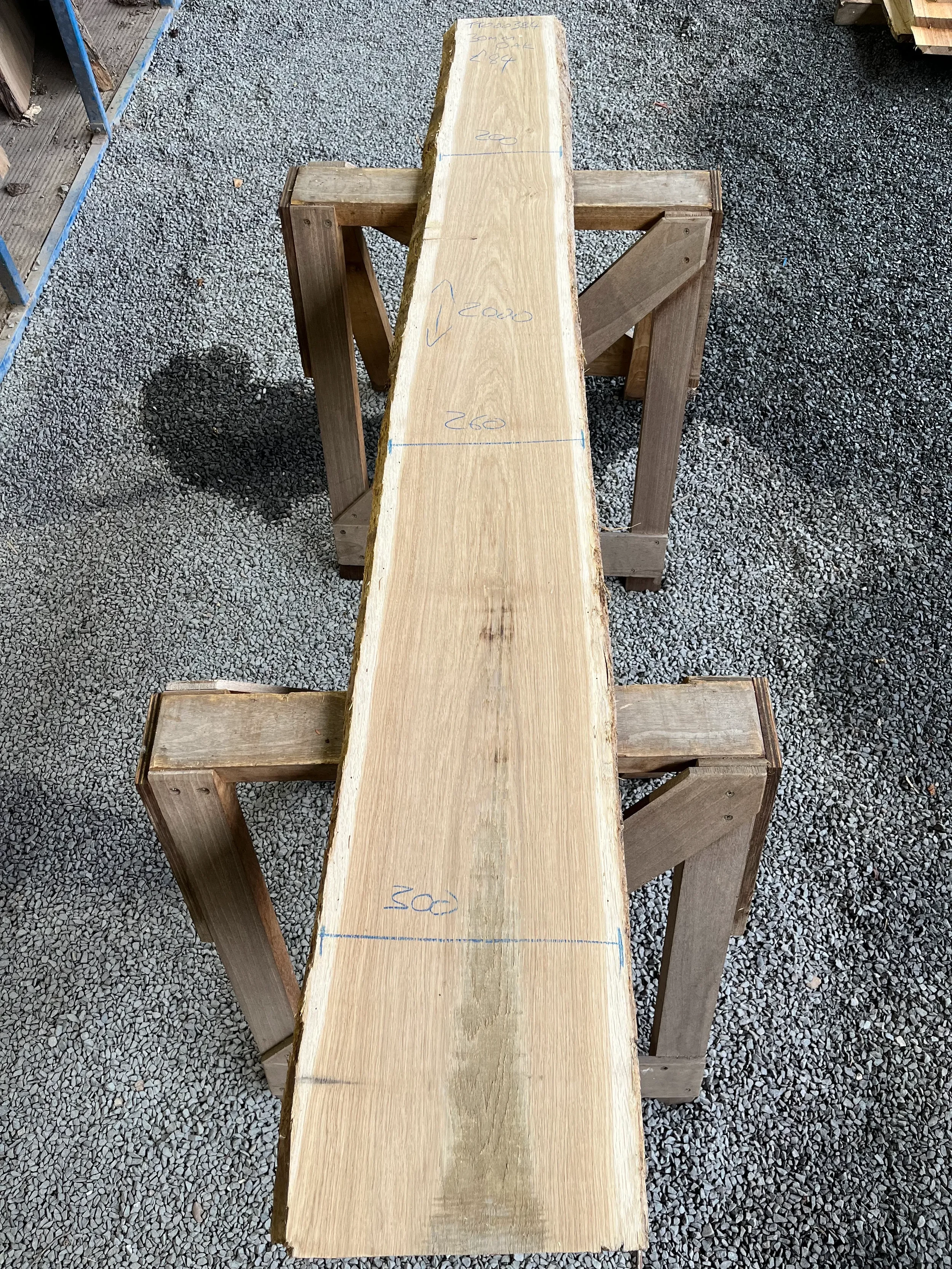 European Oak Live Edge Board 30mm