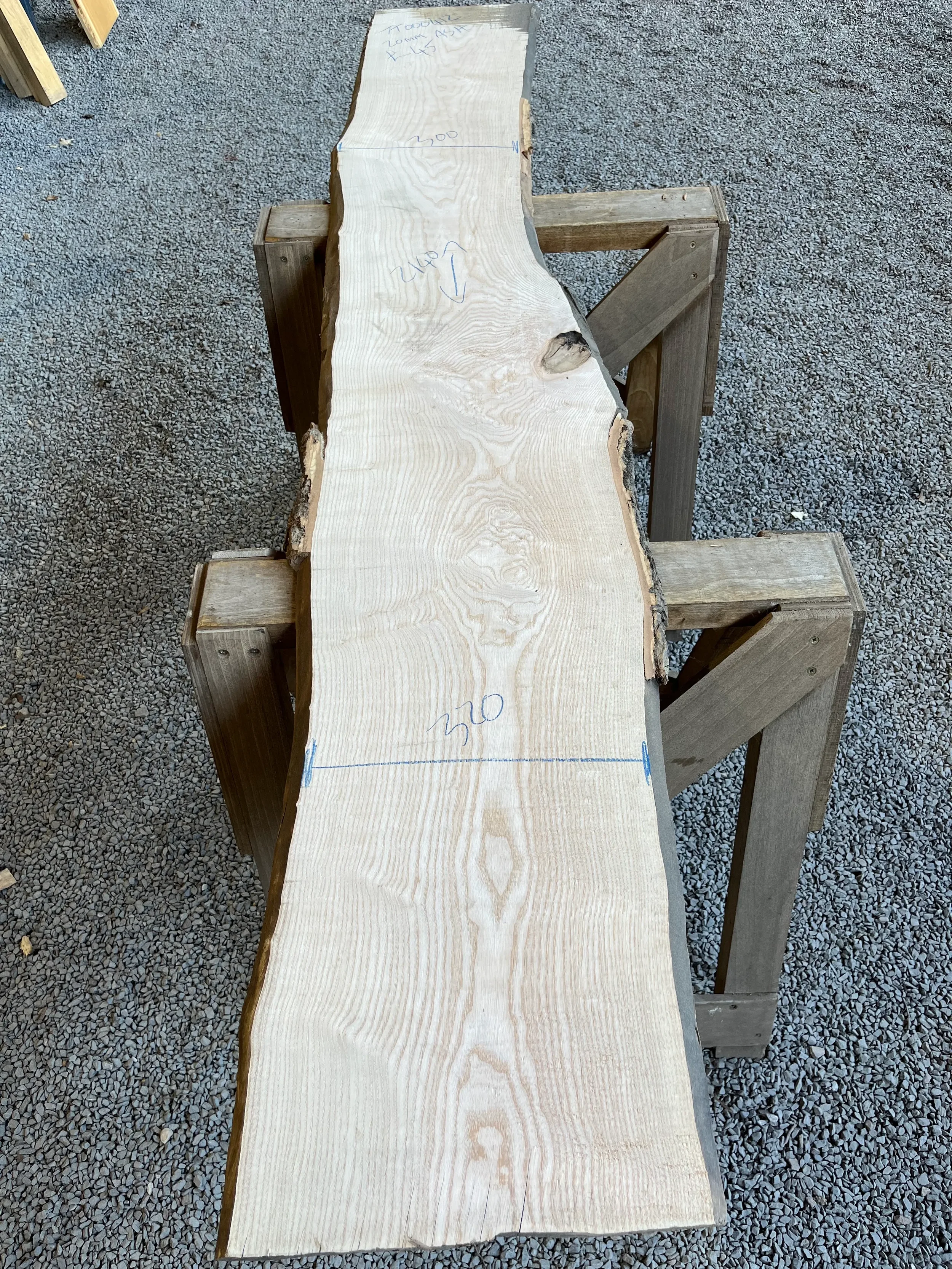 European Ash Live Edge Board 20mm