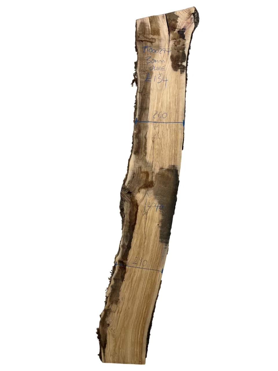 Olive Live Edge Board 30mm