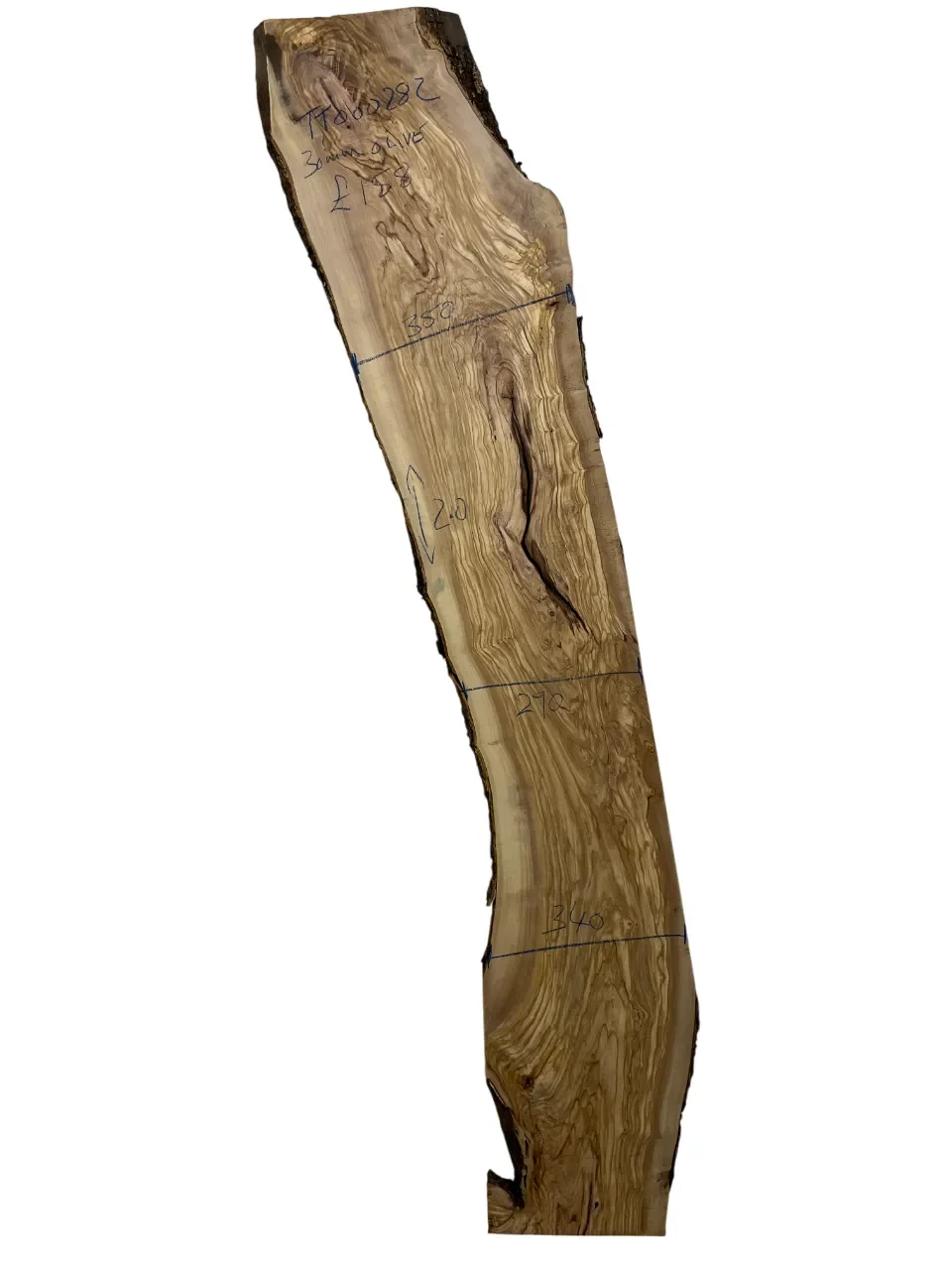 Olive Live Edge Board 30mm