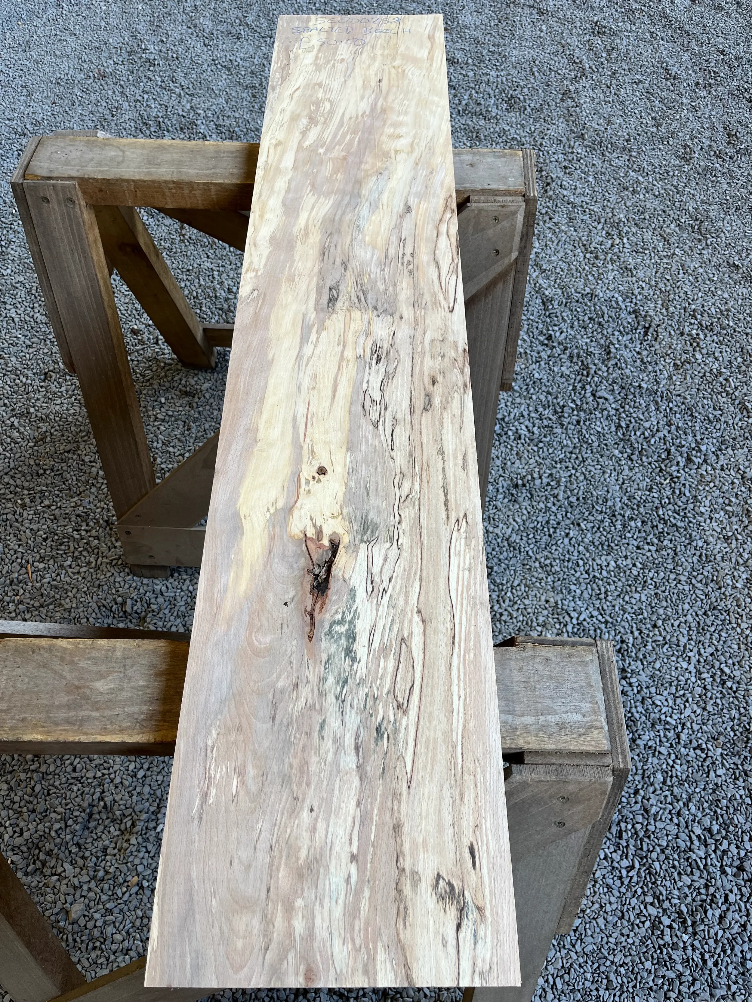 Spalted Beech Board 24x265x1350mm