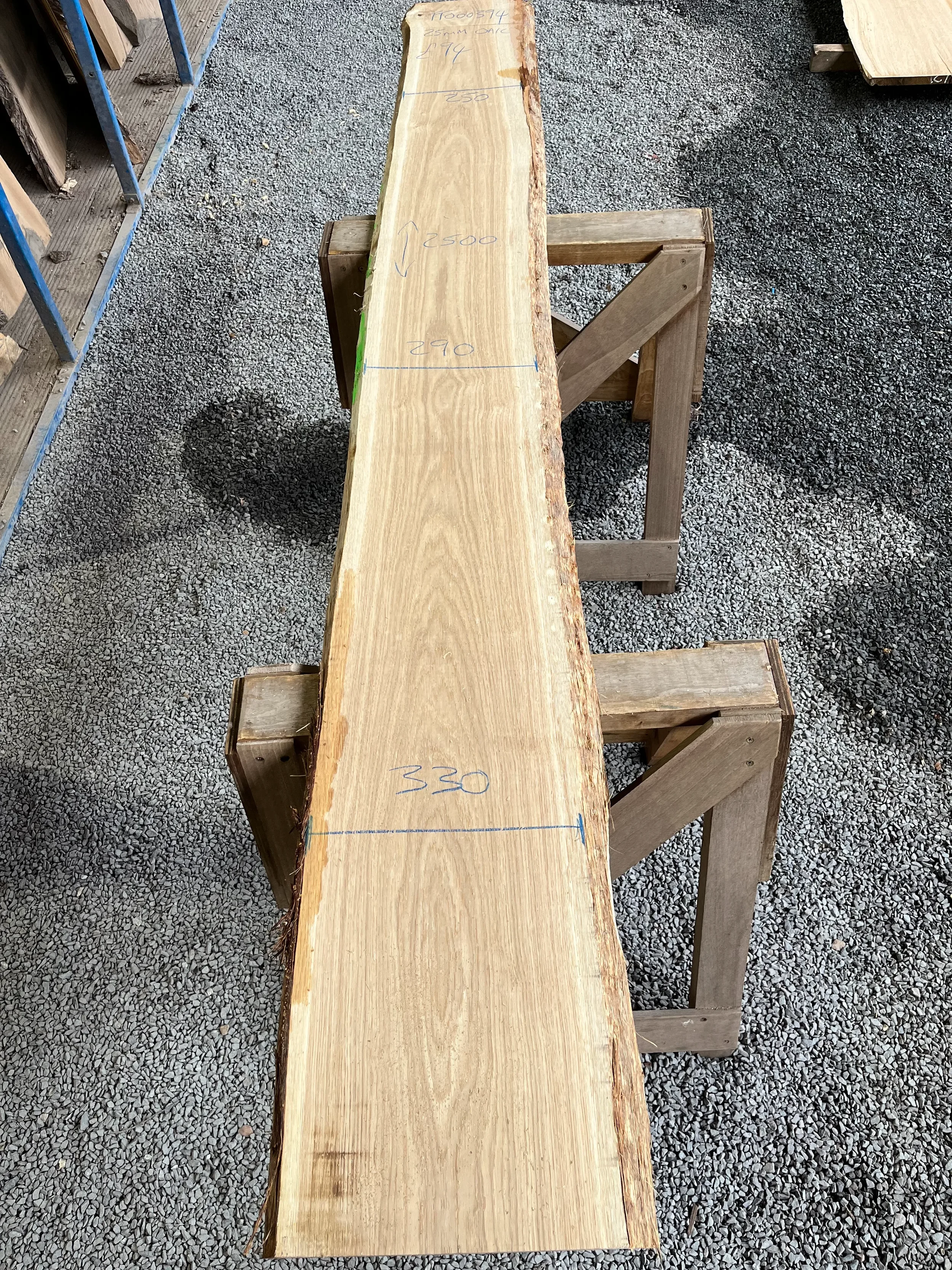 European Oak Live Edge Board 25mm