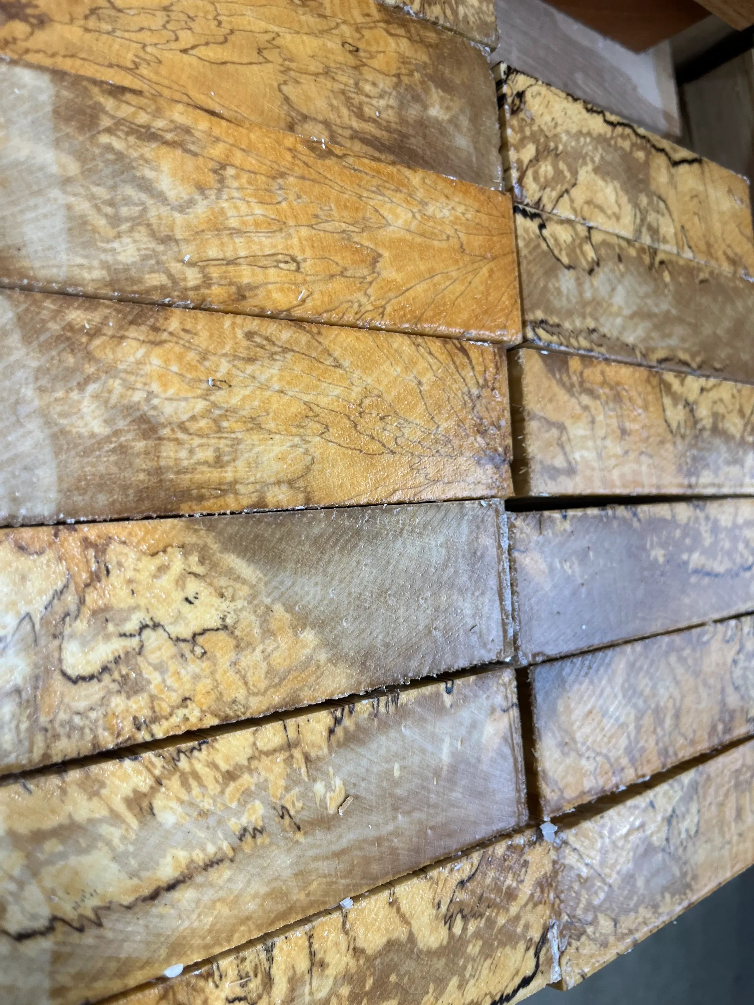 spalted hornbeam turning blank1.webp