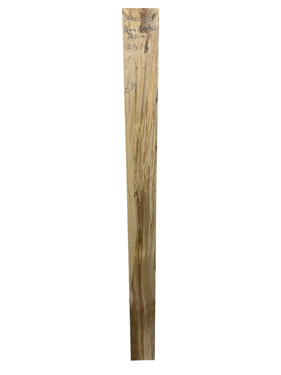 Spalted Beech Planed All Round Board 34x125x1600