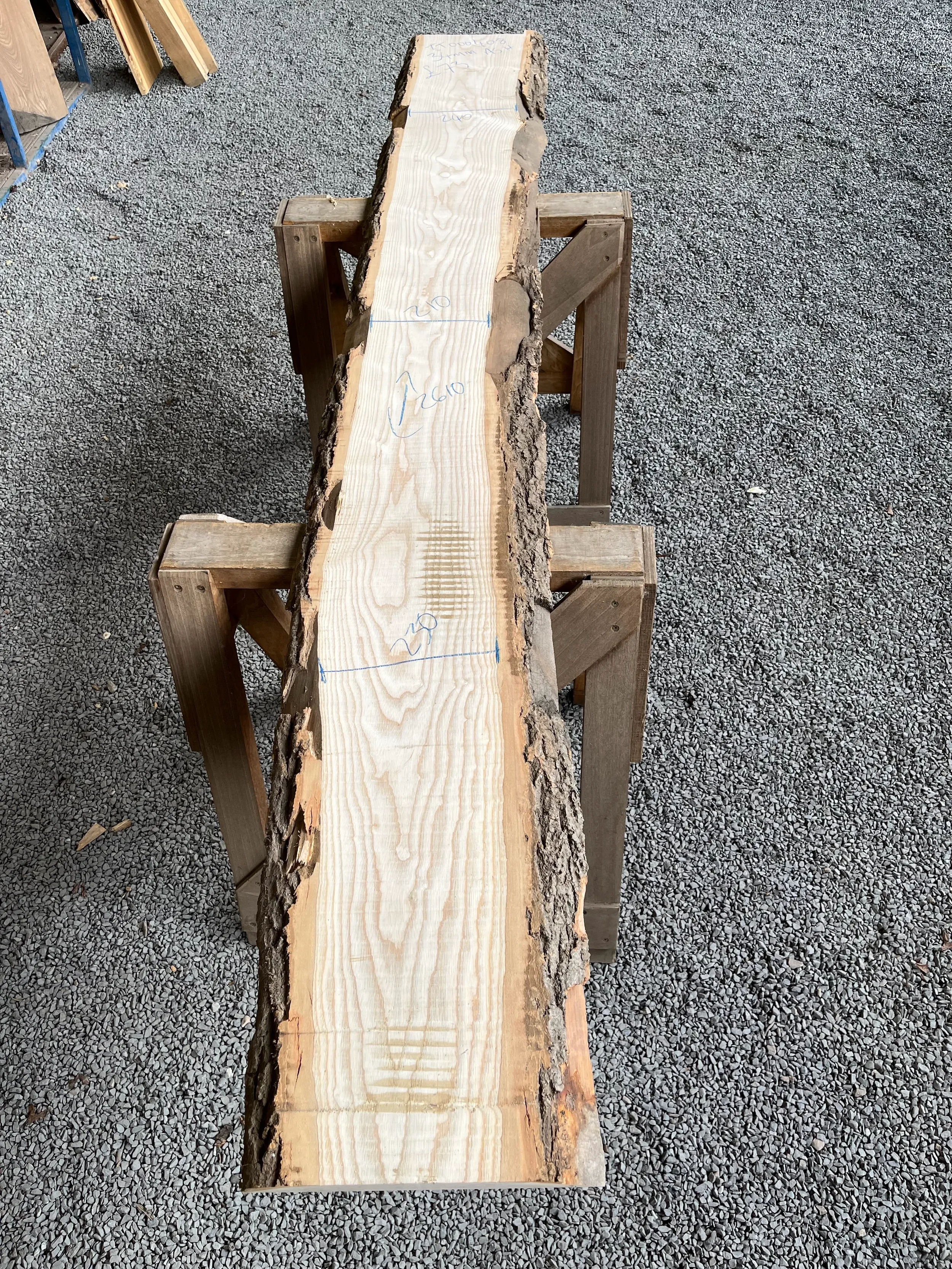 European Ash Live Edge Board 34mm