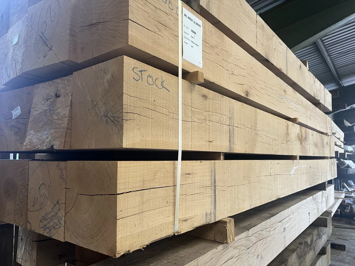 Oak supply | West Sussex | WL West & Sons