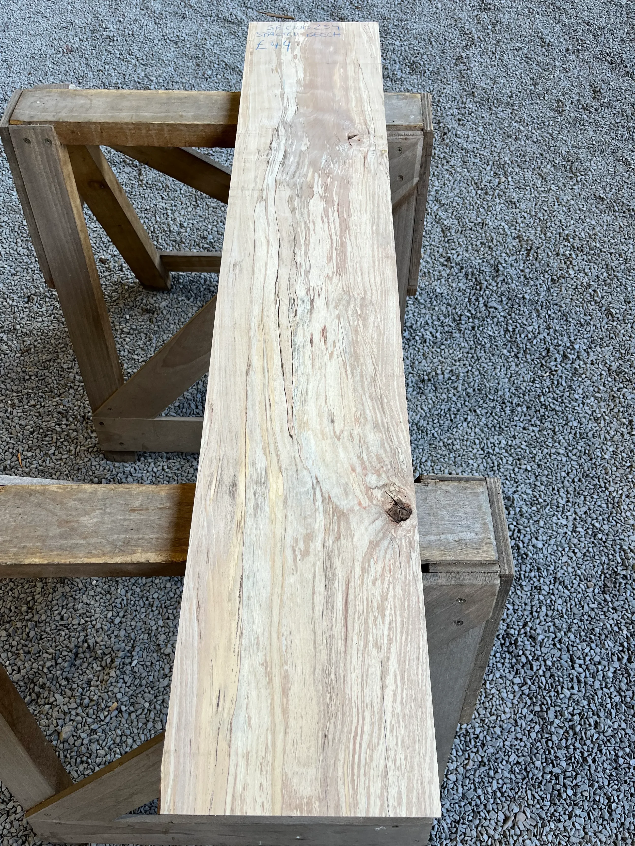 Spalted Beech Board 24x240x1270mm