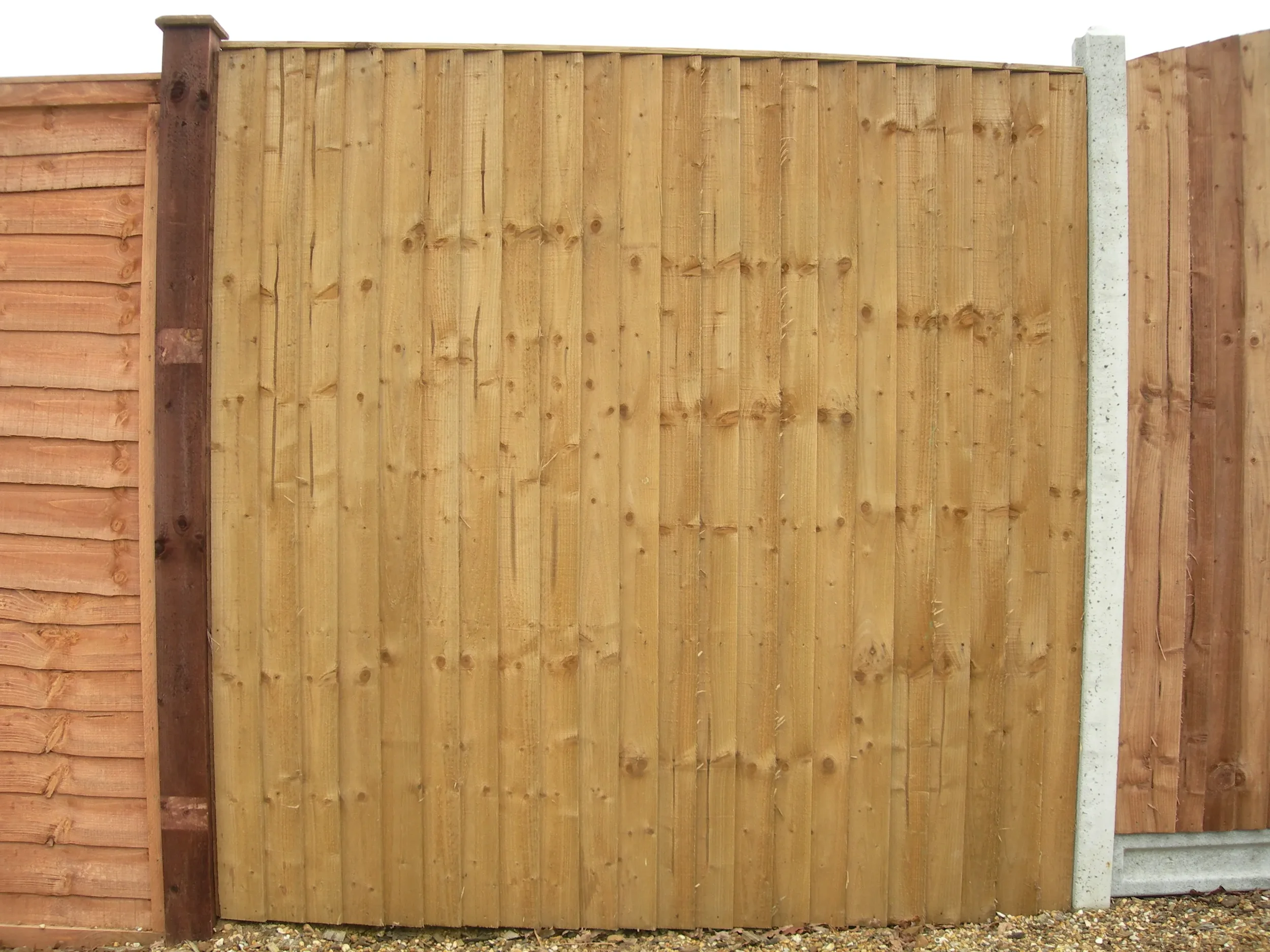 Framed Closeboard Fence Panels (Green)