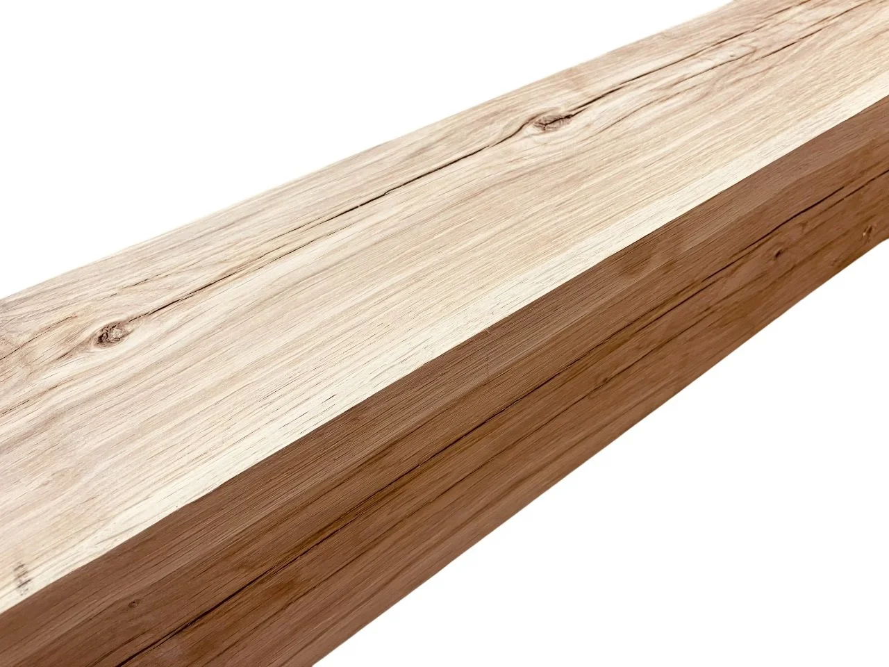 Air dried oak fireplace mantel beam 3.jpg