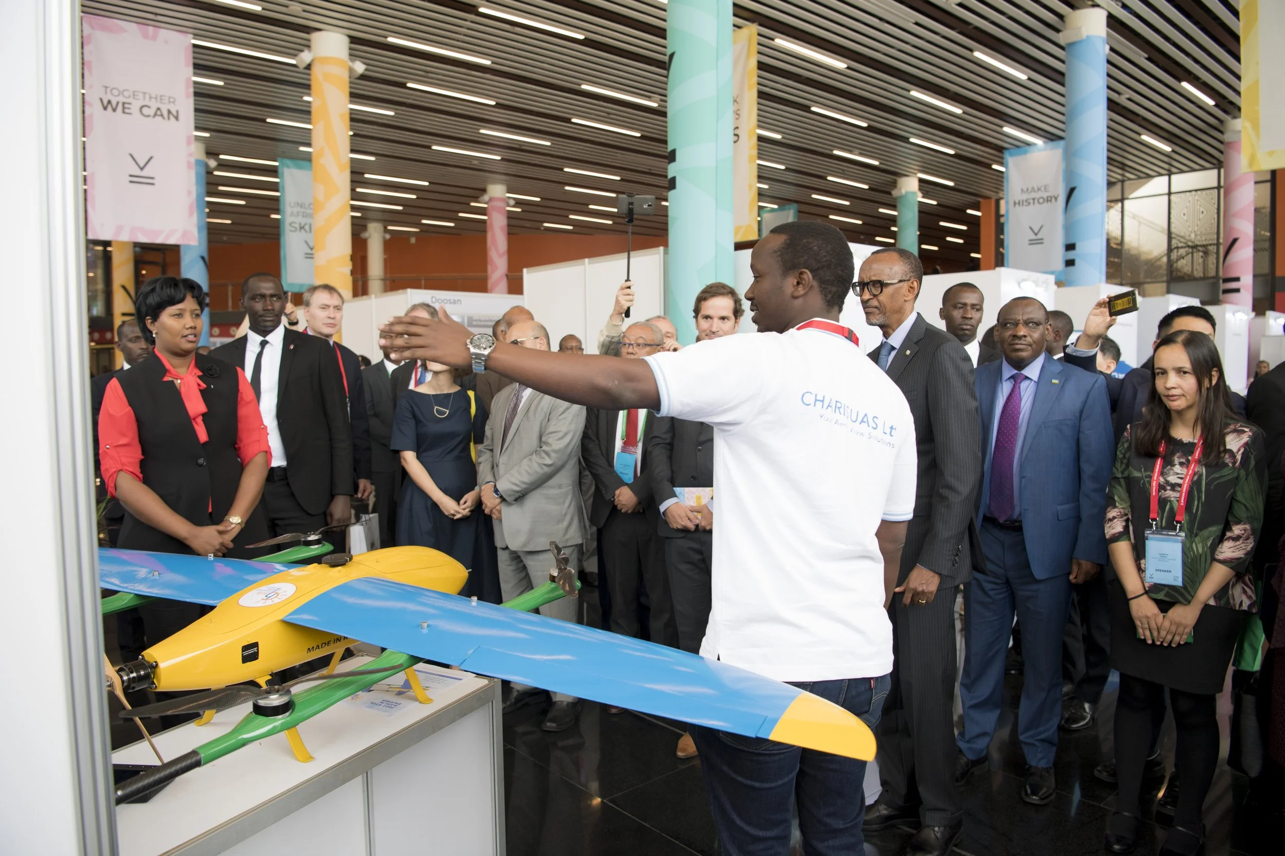 African Drone Forum gathering in Kigali
