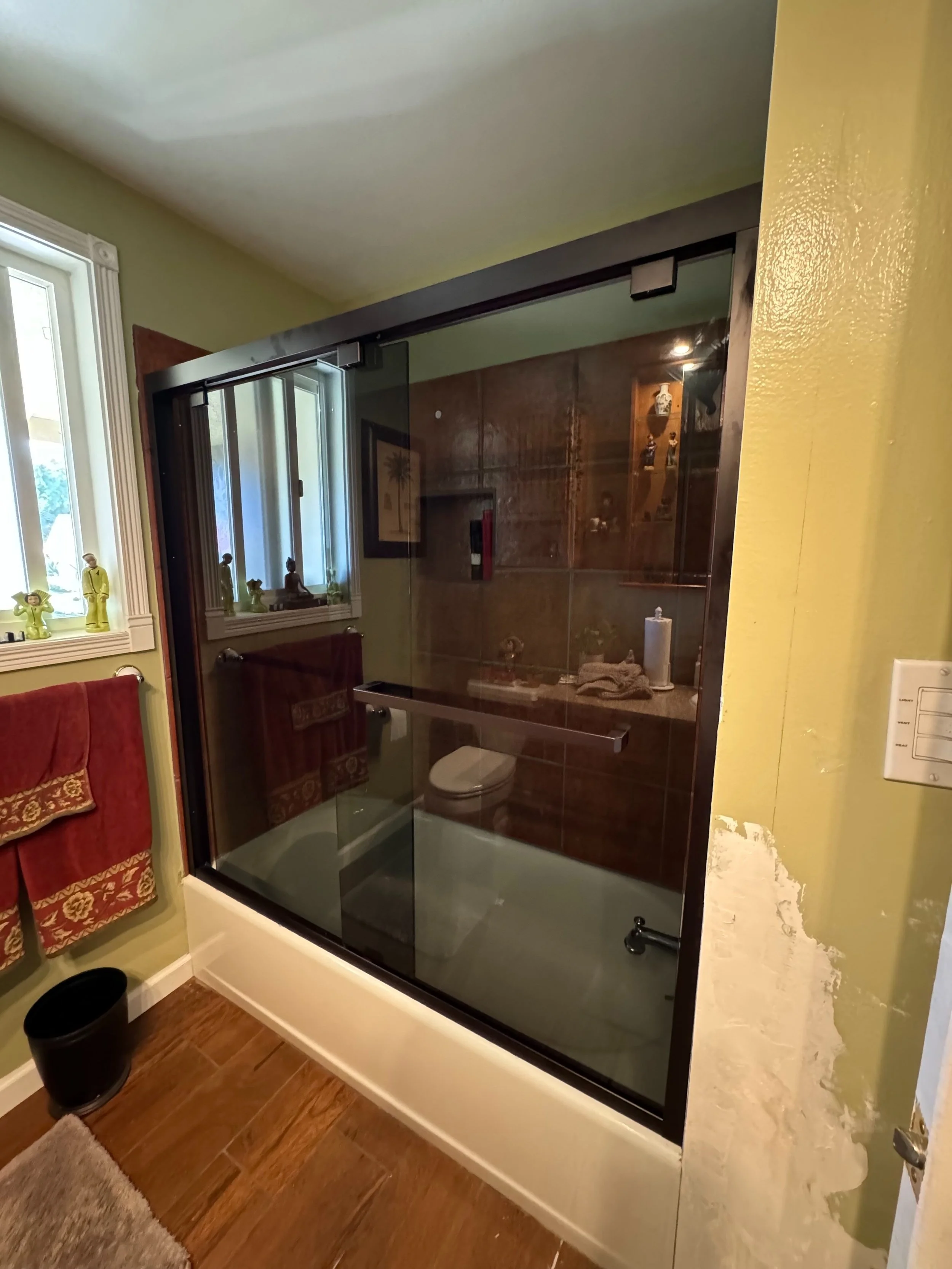 Upgraded Shower Enclosure Installation by Thousand Oaks area handyman GSD Home Services