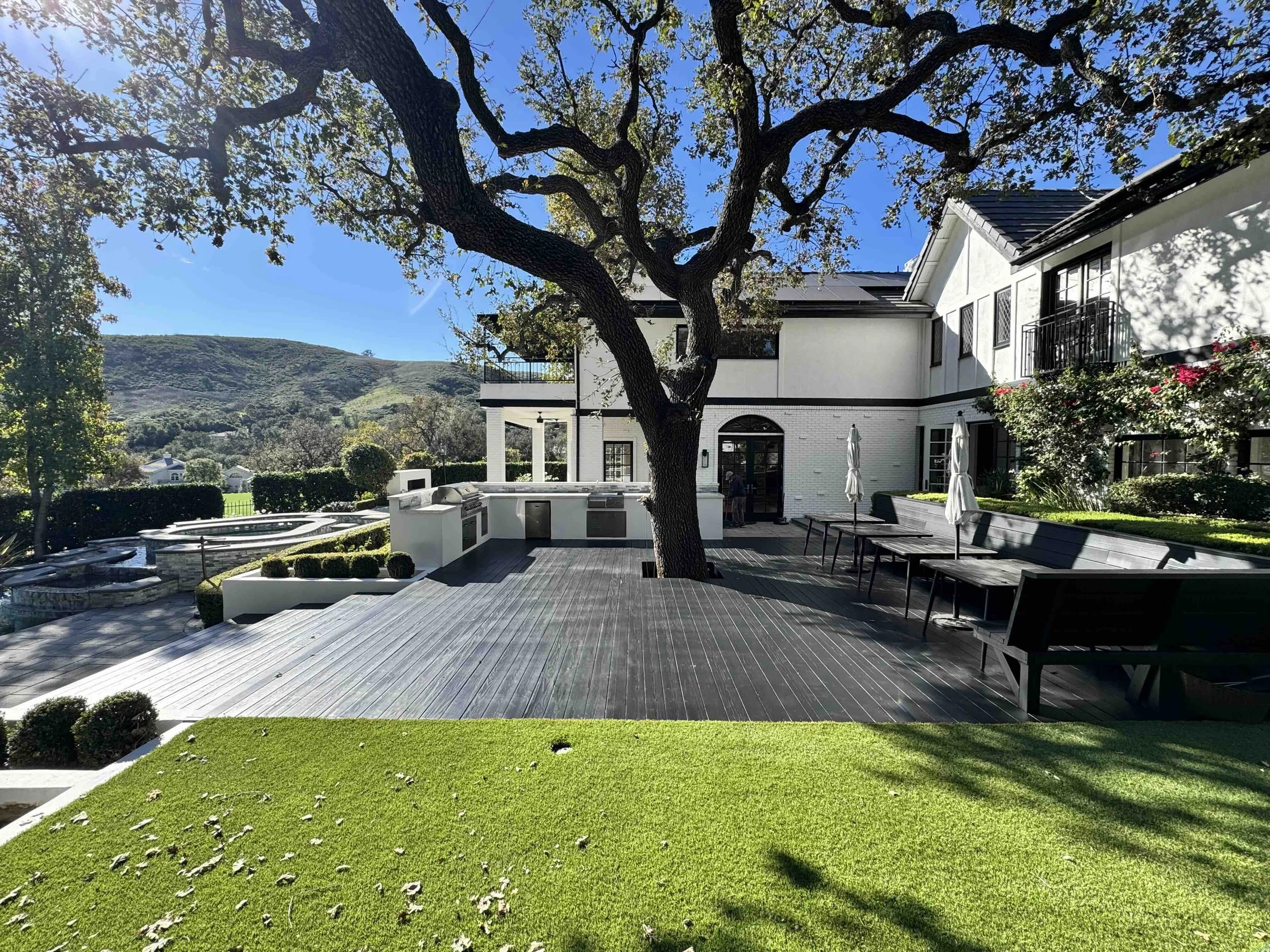 This North Ranch Estate Exterior Renovation Project included electrical, mechanical, plumbing and paint.