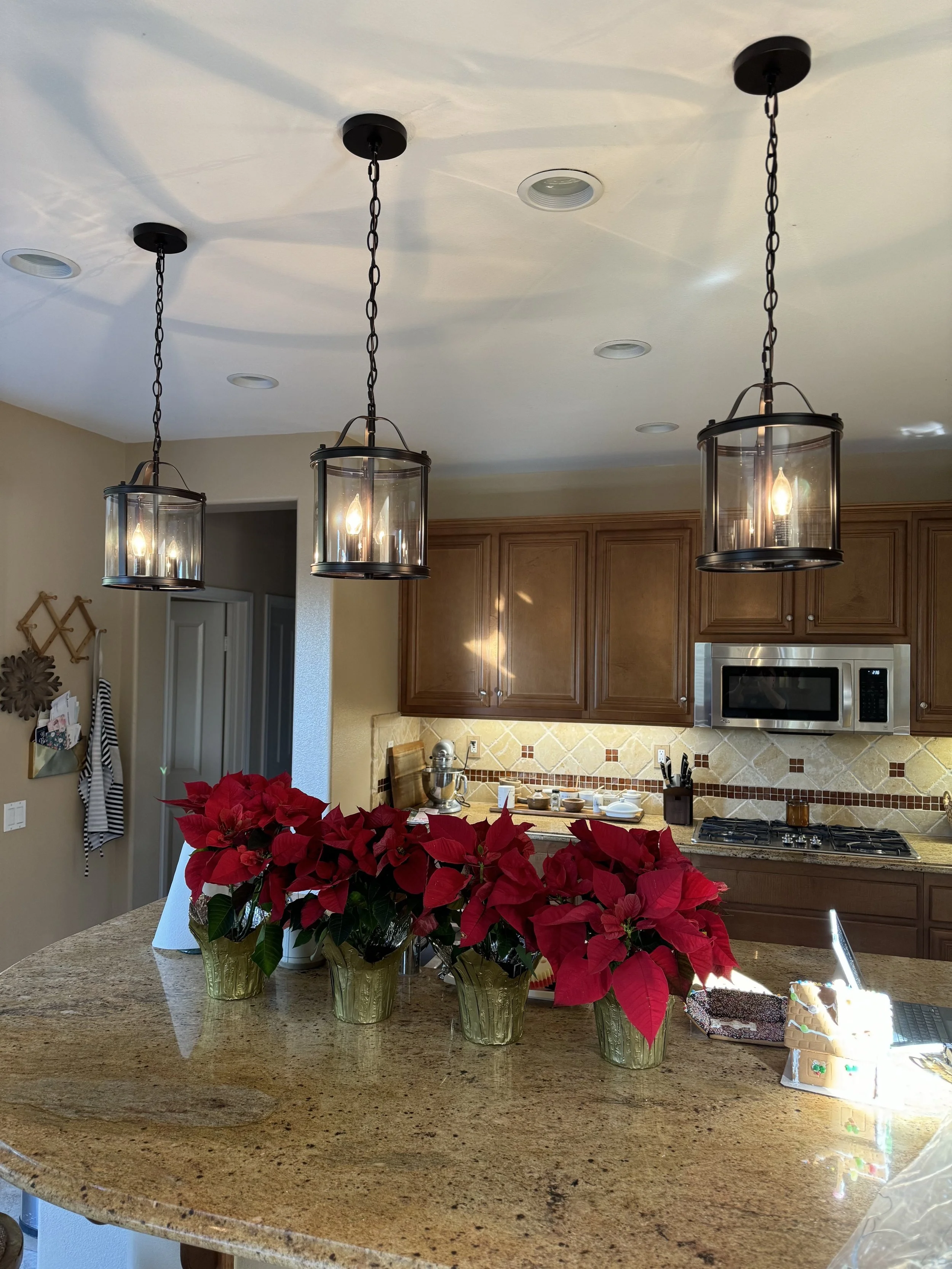 Pendant Lights Installation by Thousand Oaks area handyman GSD Home Services 