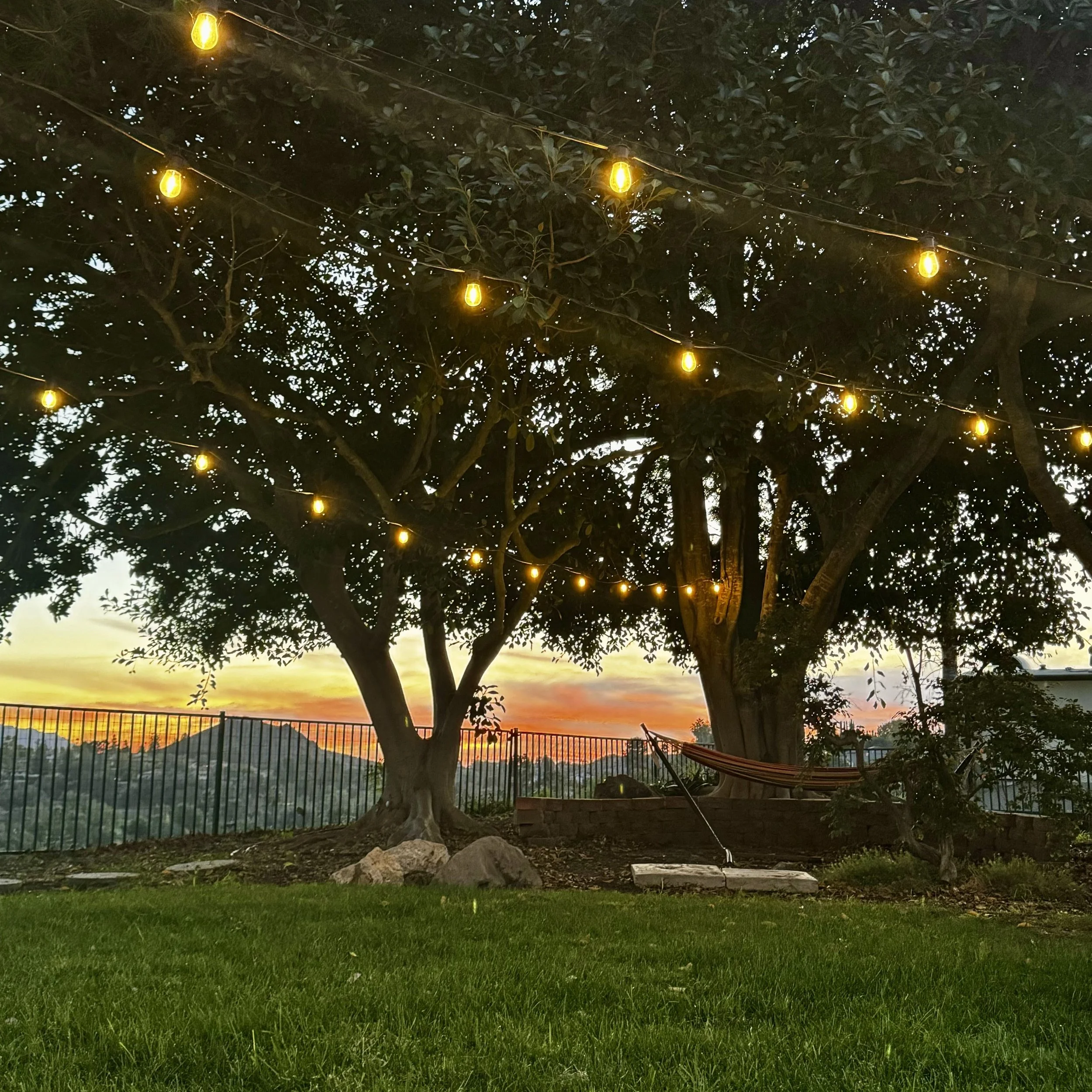 Bistro Lighting Installation by Thousand Oaks area handyman GSD Home Services