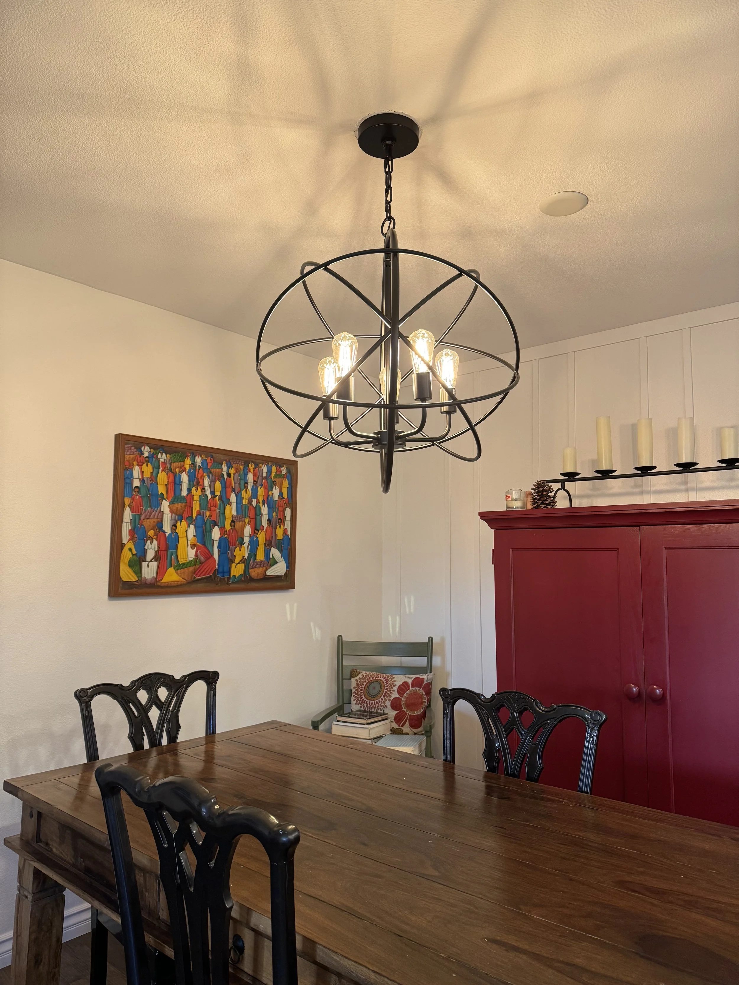 New Lamp Installation by Thousand Oaks area handyman GSD Home Services