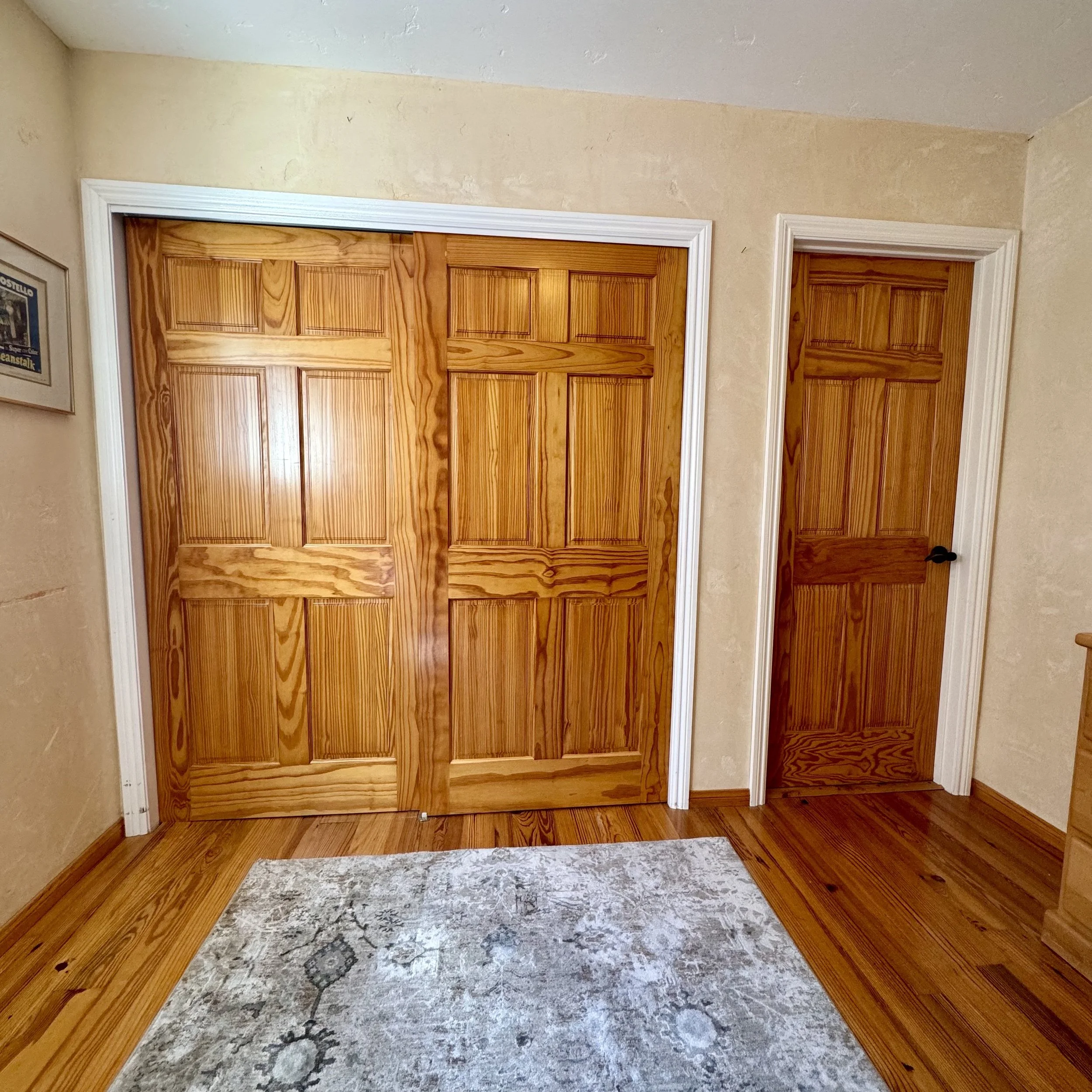 Bypass Doors Finished and Installed by Thousand Oaks area handyman GSD Home Services