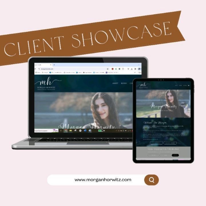 CLIENT SHOWCASE

I am thrilled for @bymorganhorwitz and her new website! I was super excited for this one. Morgan is a multi-genre writer of fantasy, romance and thriller, and we needed something that spoke to all three genres.

Morgan's romance will