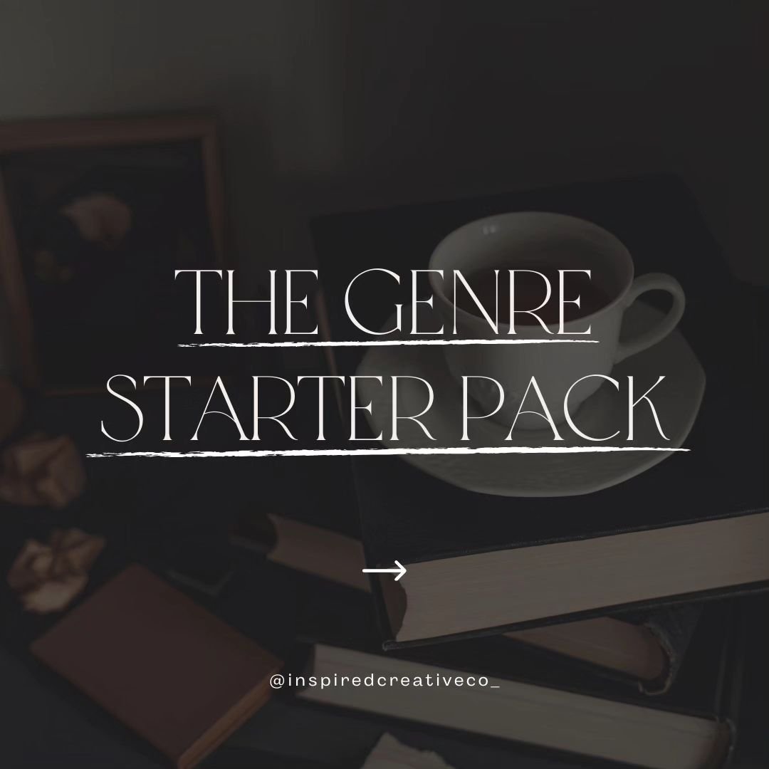 The genre starter pack 👉

Swipe through to see the most common elements of popular fiction genres.

Understanding genre is paramount for marketability and meeting reader expectations. It's hard to market your book if it doesn't fit certain genre ste