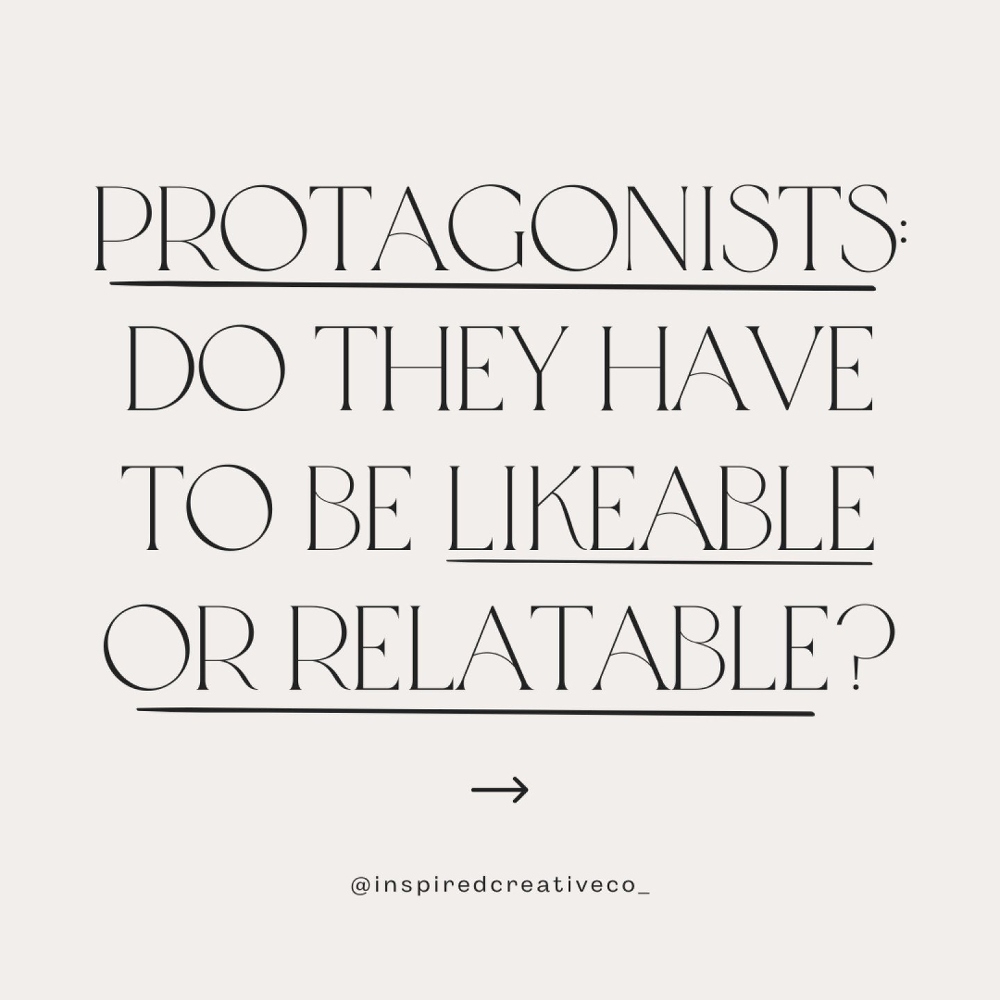 Protagonists: do they have to be likeable or relatable?

Ultimately, no, they don't have to be either.

However, most readers prefer them to at least be *understandable* and have *character development*.

If you're choosing to write an unlikeable or 