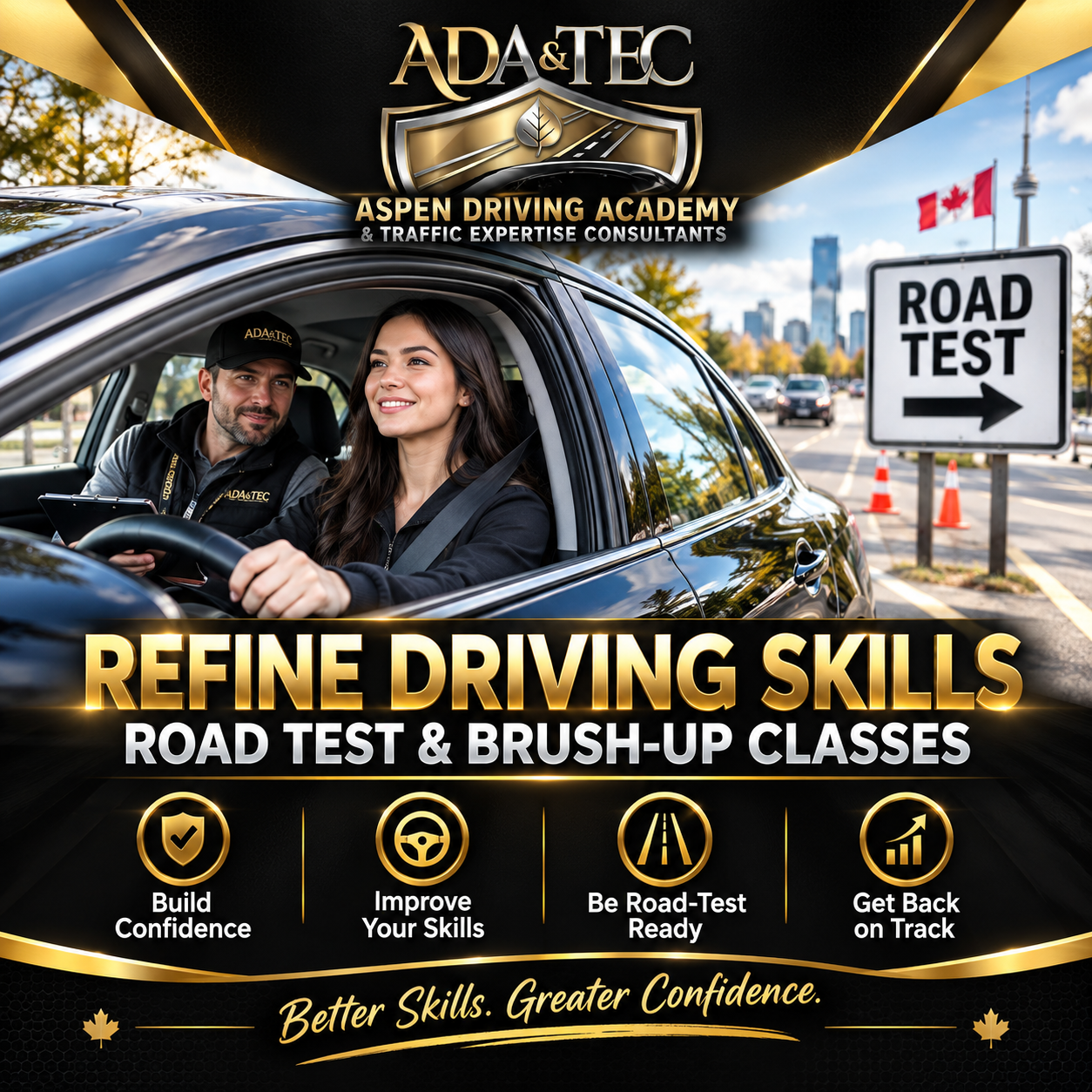 Refine Driving Skills with ADATEC’s Road Test and Brush up Classes