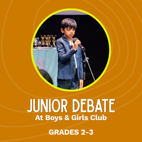 Junior Debate at Boys and Girls Club