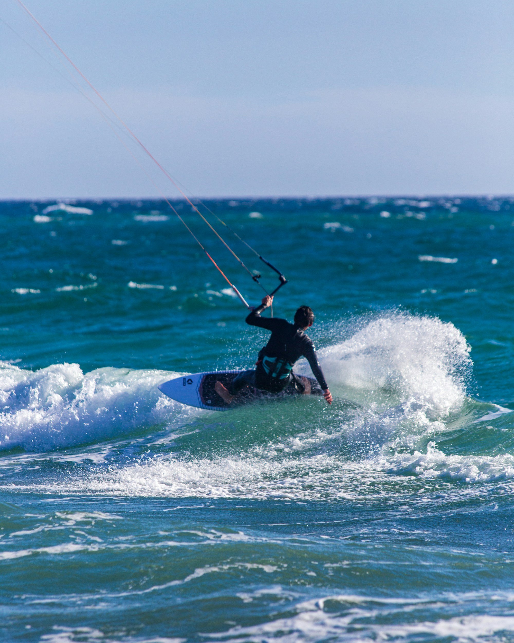 Kitesurfen bei Wind und Wetter
