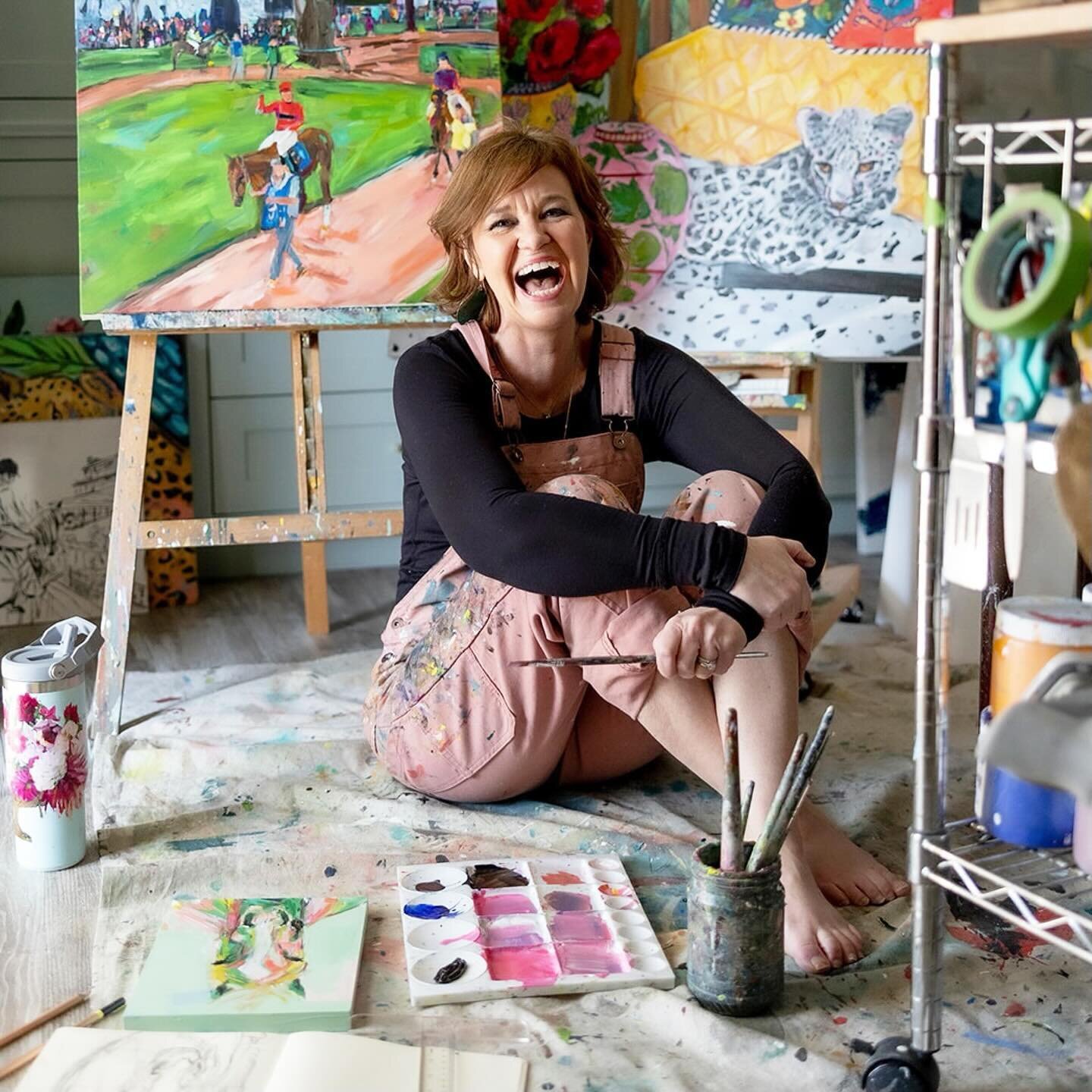 @martyosbournodaniel invited me into her beautiful studio to photograph her in her element.

After decades as a nurse a director of a major clinical research site Marty discovered a new passion for creating fine art in 2017 and has been recognized as