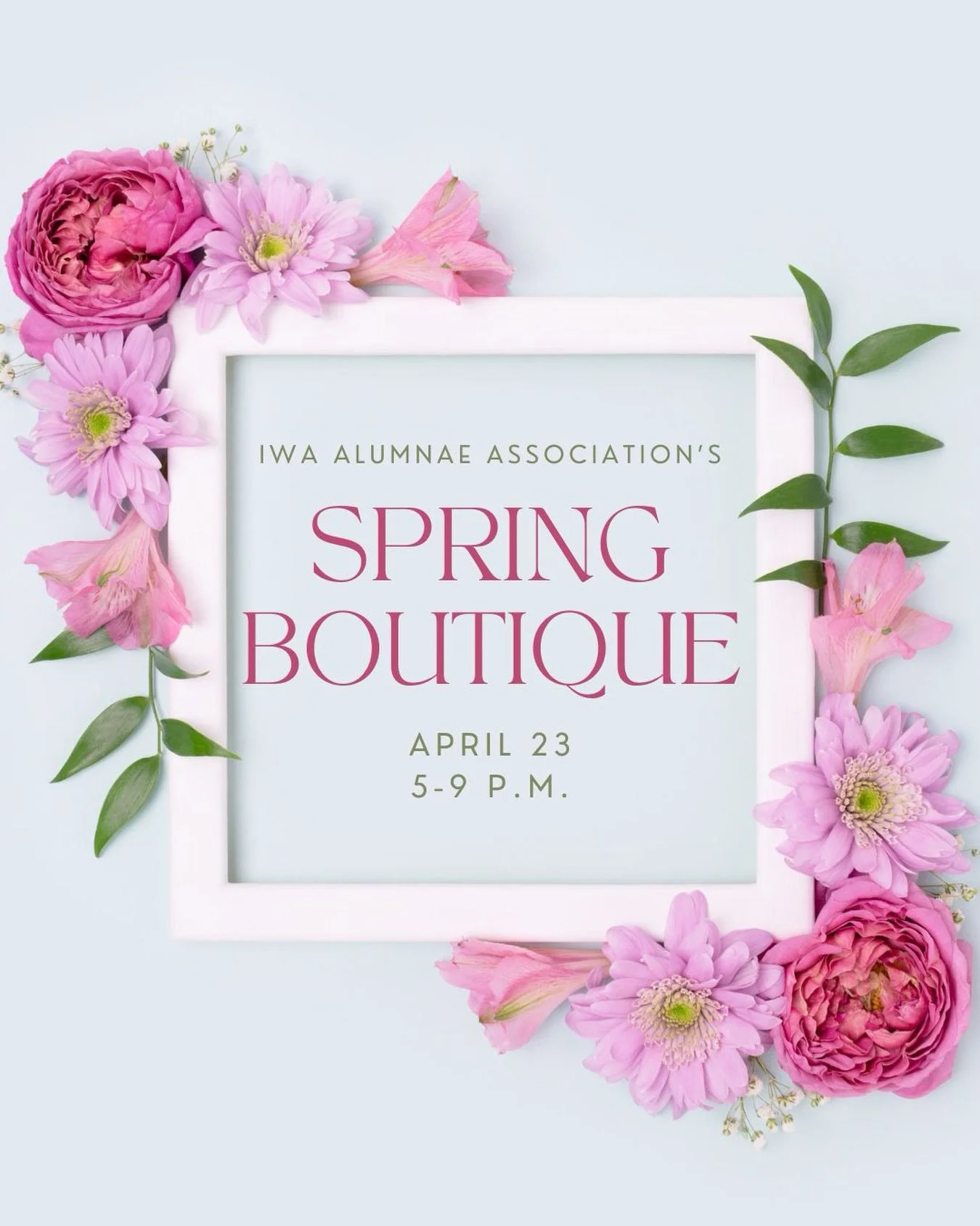 We&rsquo;ll see y&rsquo;all next week! @iwaalumnae 💗